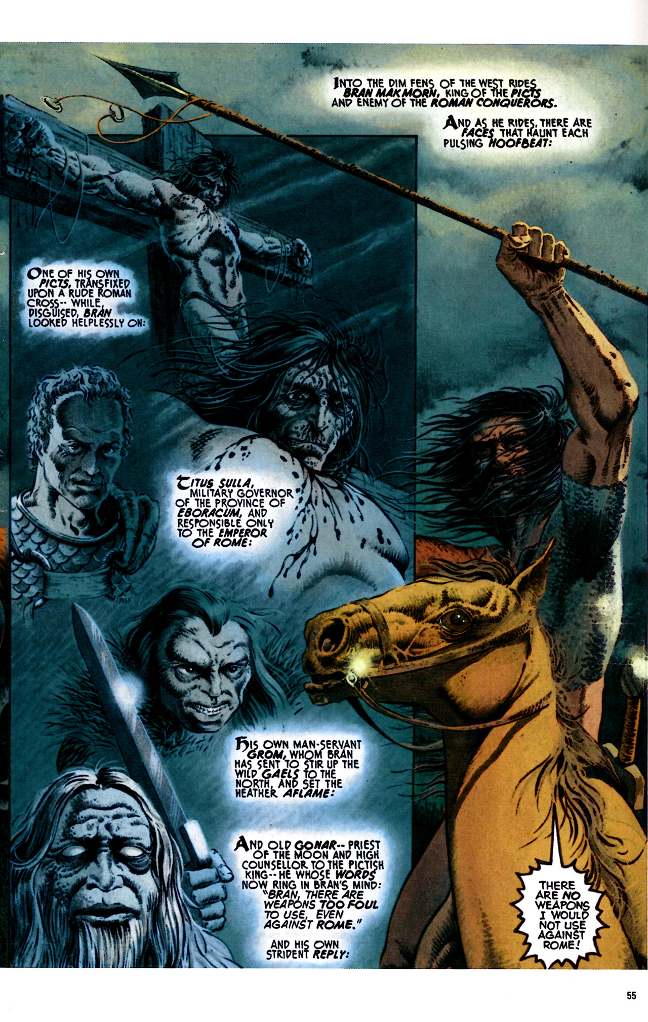 Read online Robert E. Howard's Savage Sword comic -  Issue #1 - 56