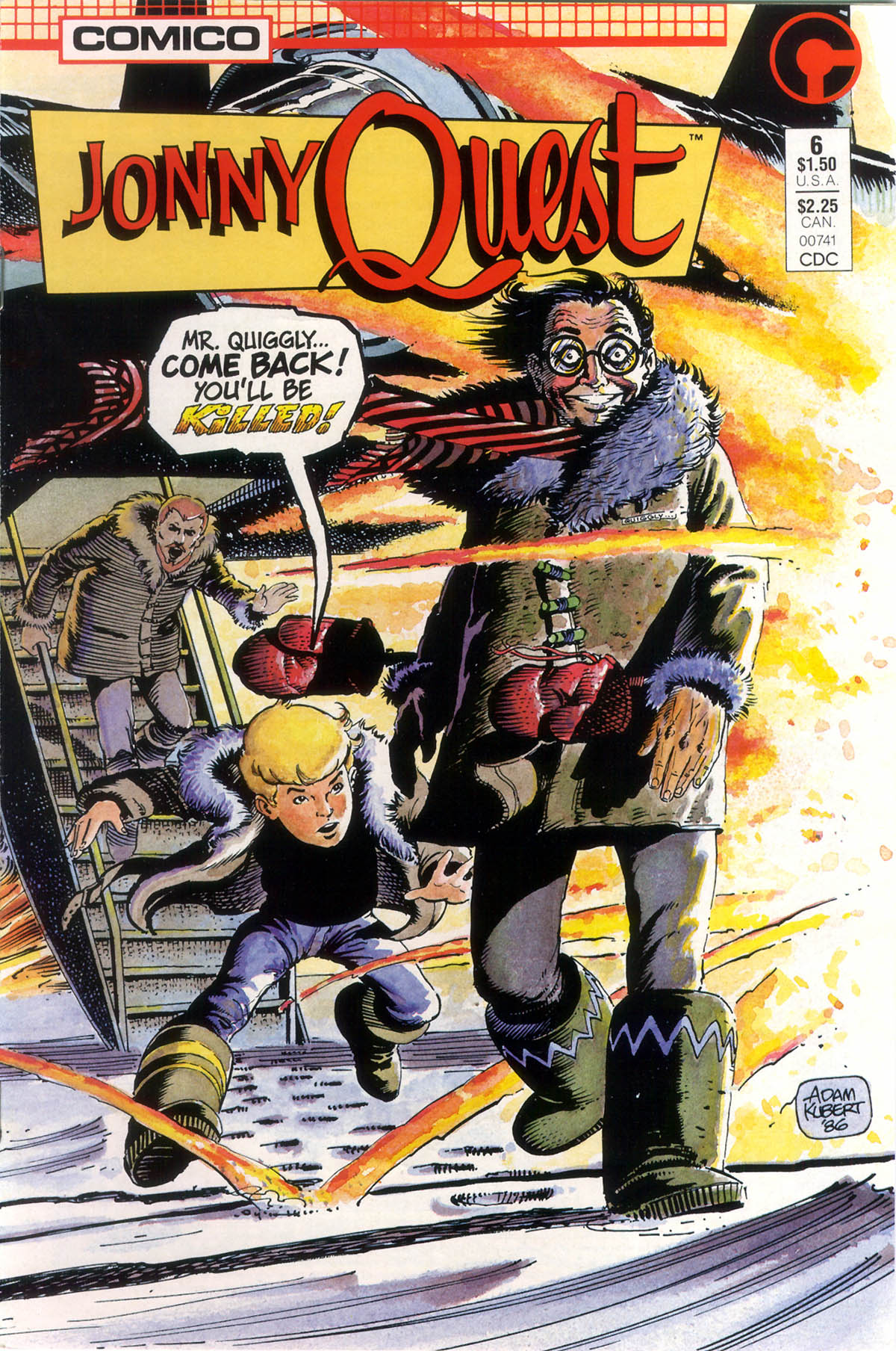 Read online Jonny Quest comic -  Issue #6 - 1