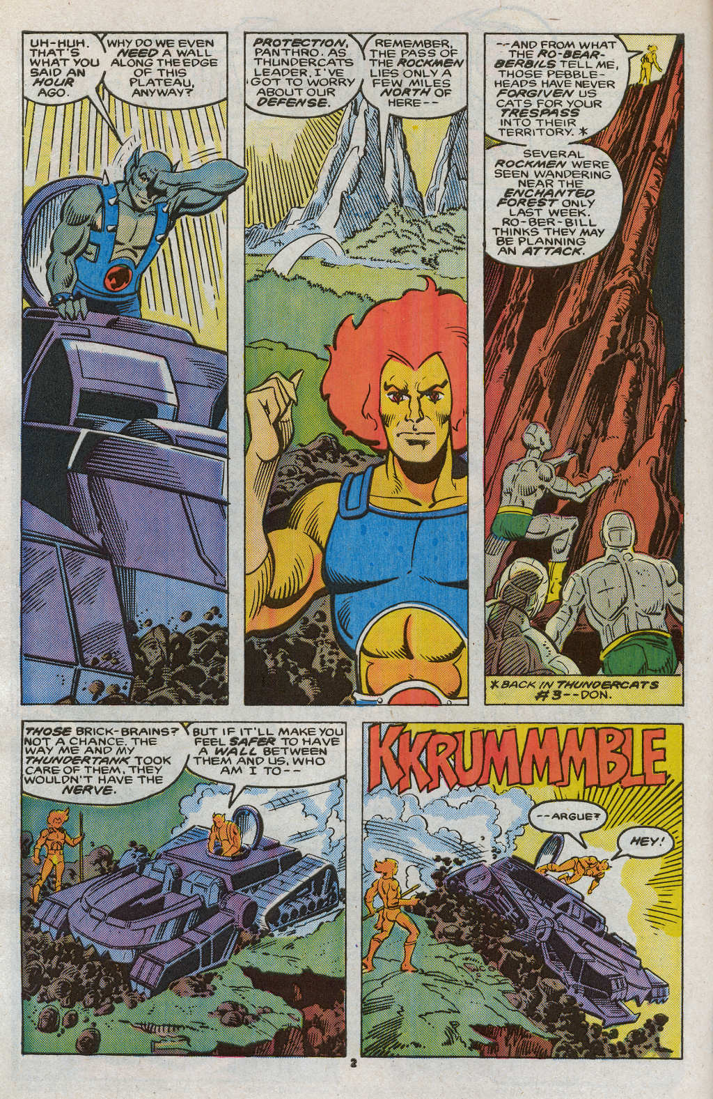 Read online ThunderCats (1985) comic -  Issue #9 - 4