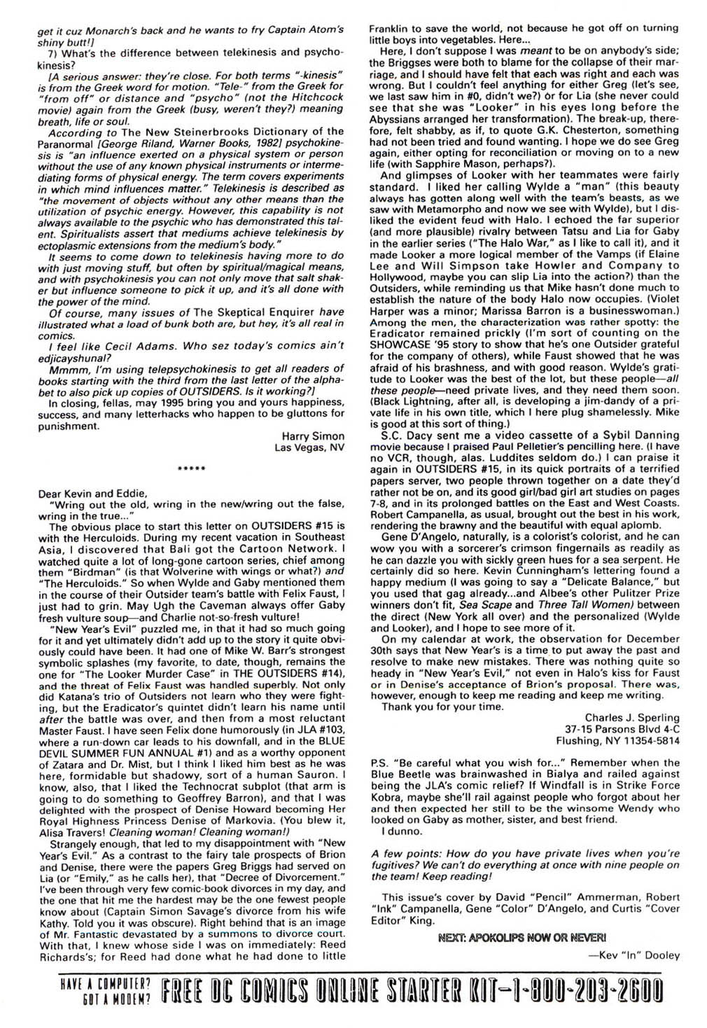 Read online Outsiders (1993) comic -  Issue #20 - 26