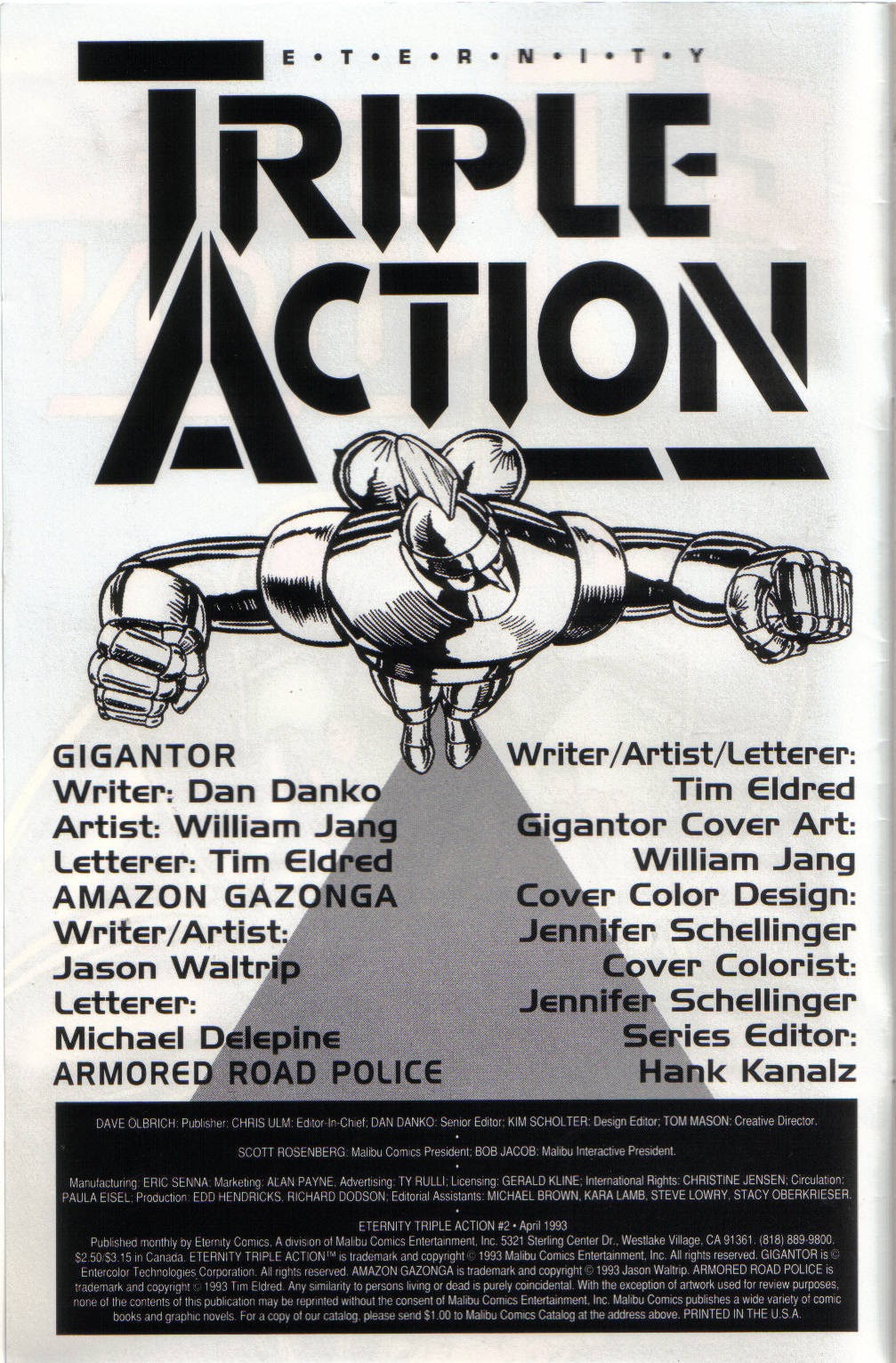 Read online Eternity Triple Action comic -  Issue #2 - 2