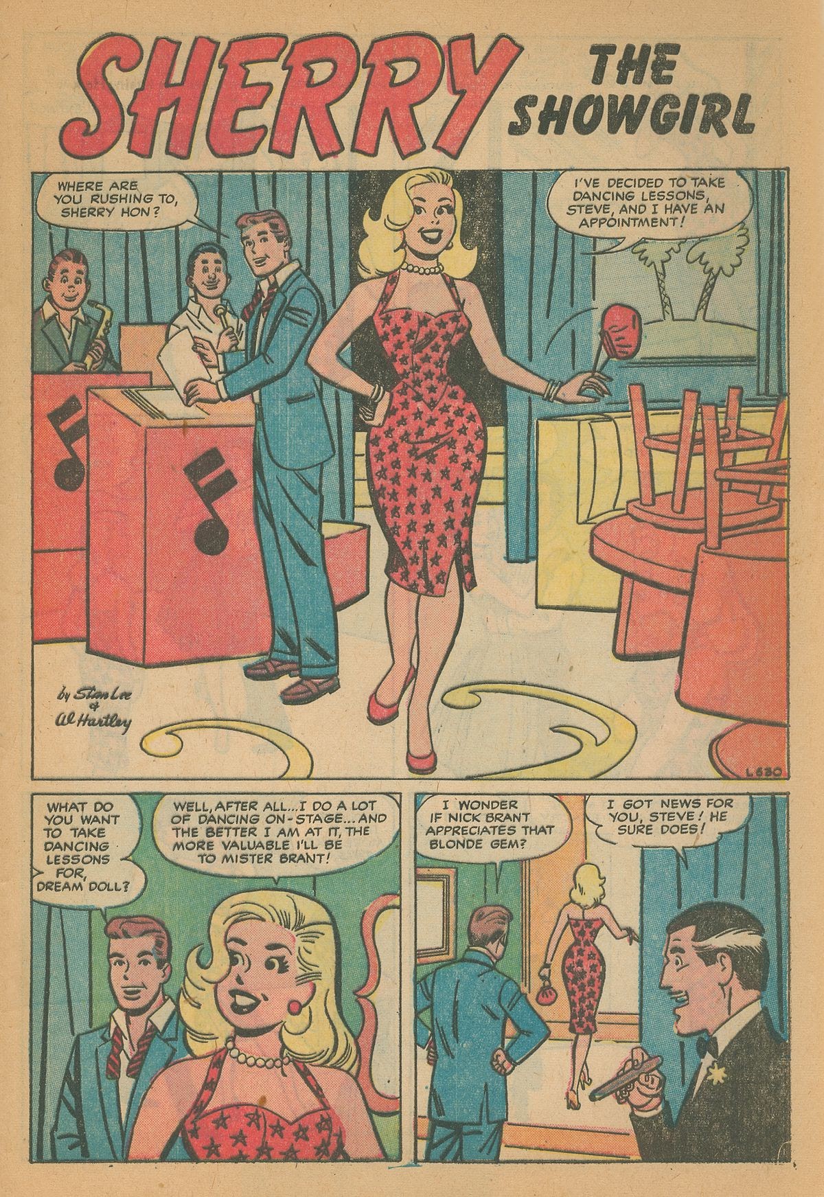 Read online Sherry the Showgirl (1957) comic -  Issue #5 - 29