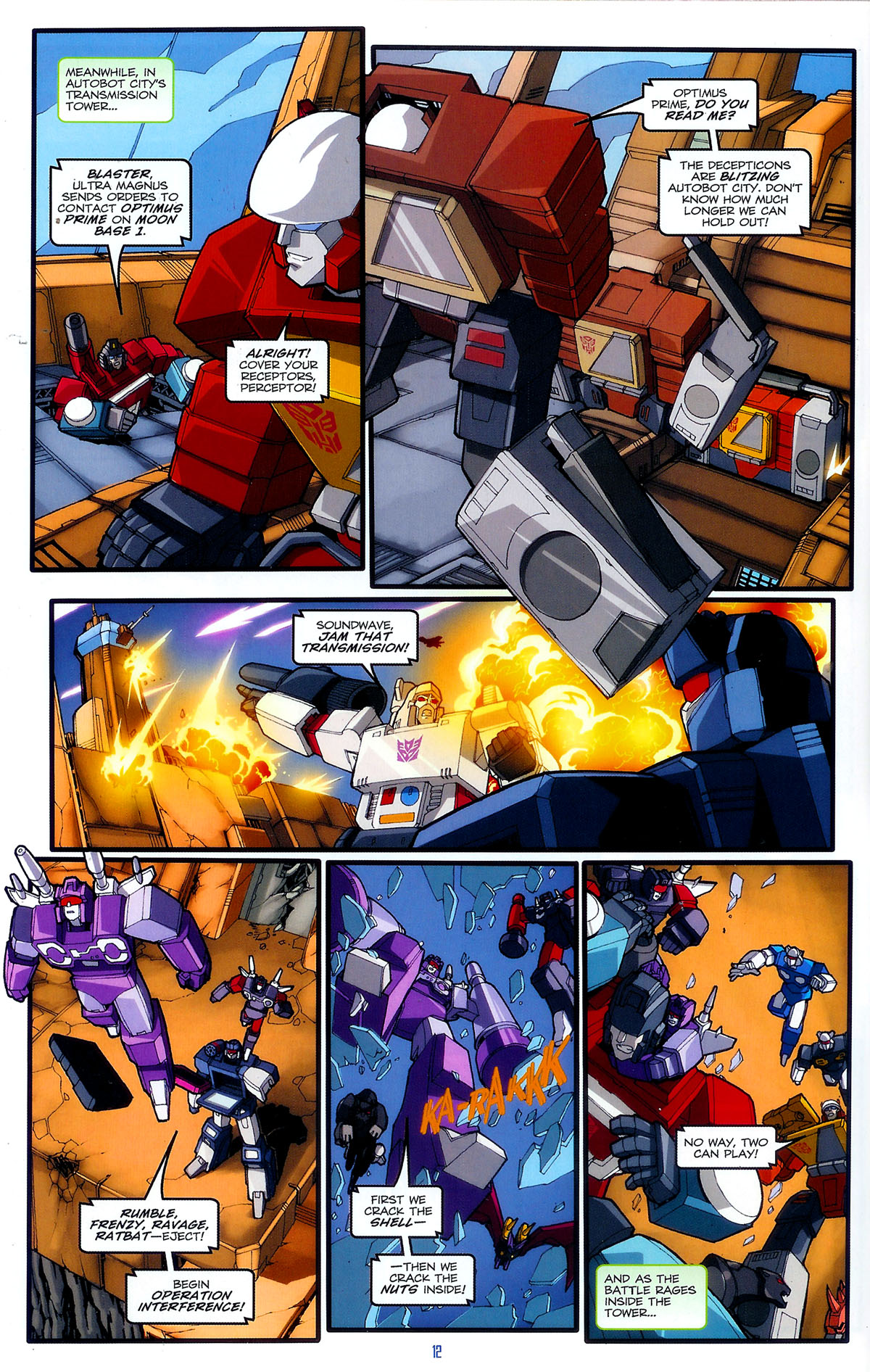 Read online The Transformers: The Animated Movie comic -  Issue #1 - 13