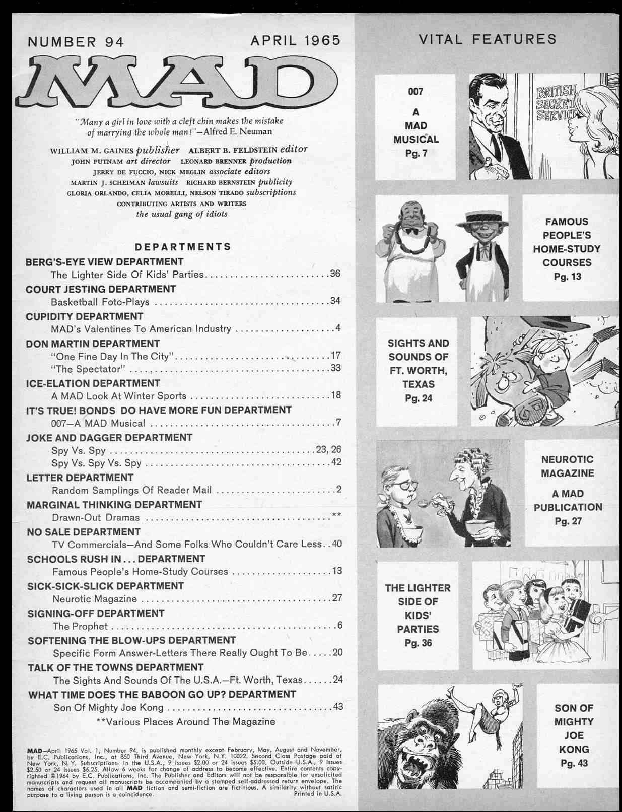 Read online MAD comic -  Issue #94 - 3