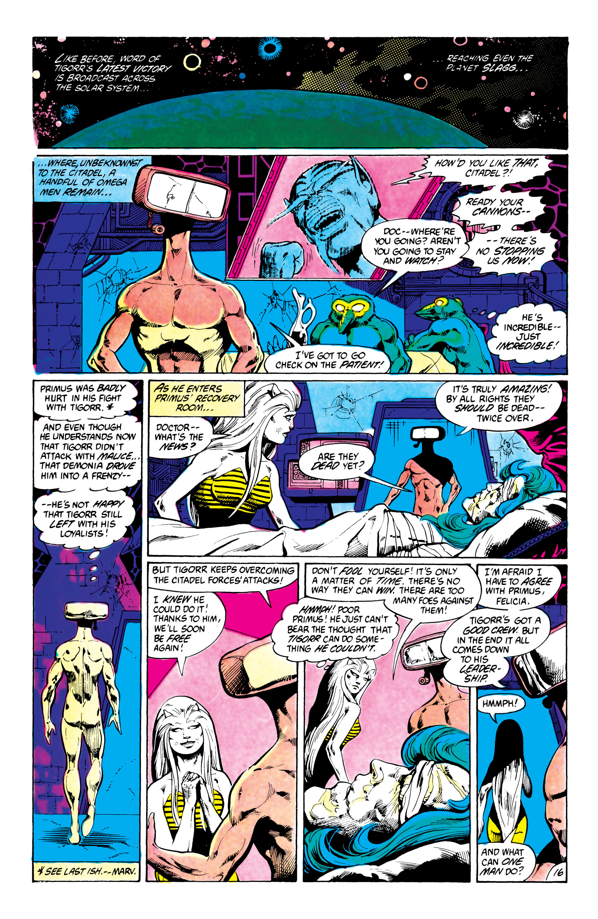 Read online The Omega Men (1983) comic -  Issue #5 - 17