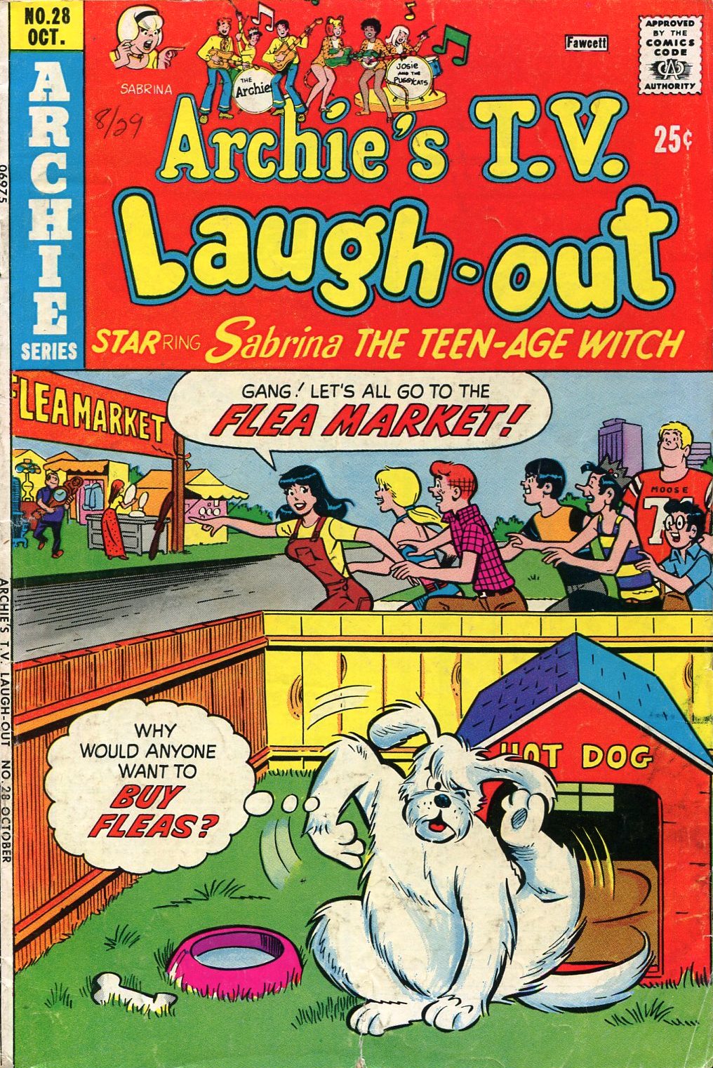 Read online Archie's TV Laugh-Out comic -  Issue #28 - 1