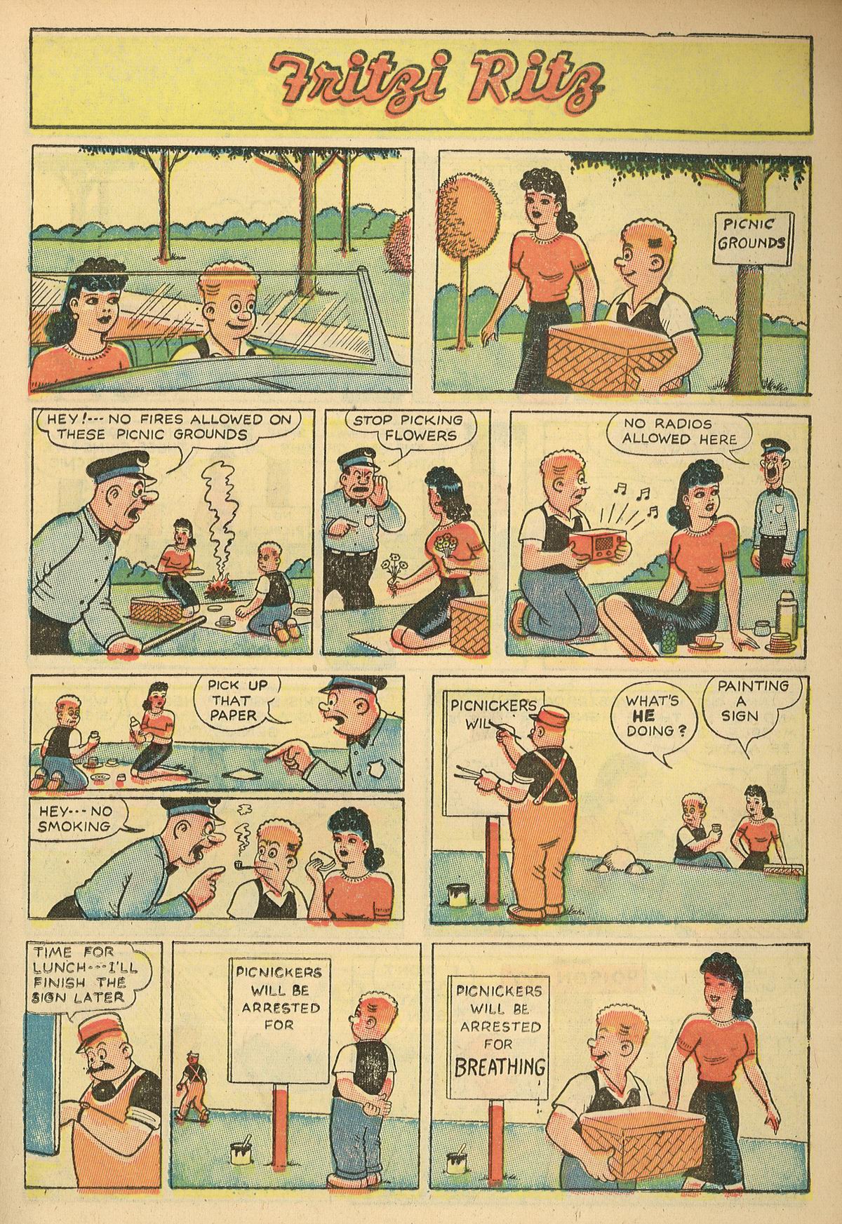 Read online Fritzi Ritz (1948) comic -  Issue #3 - 15