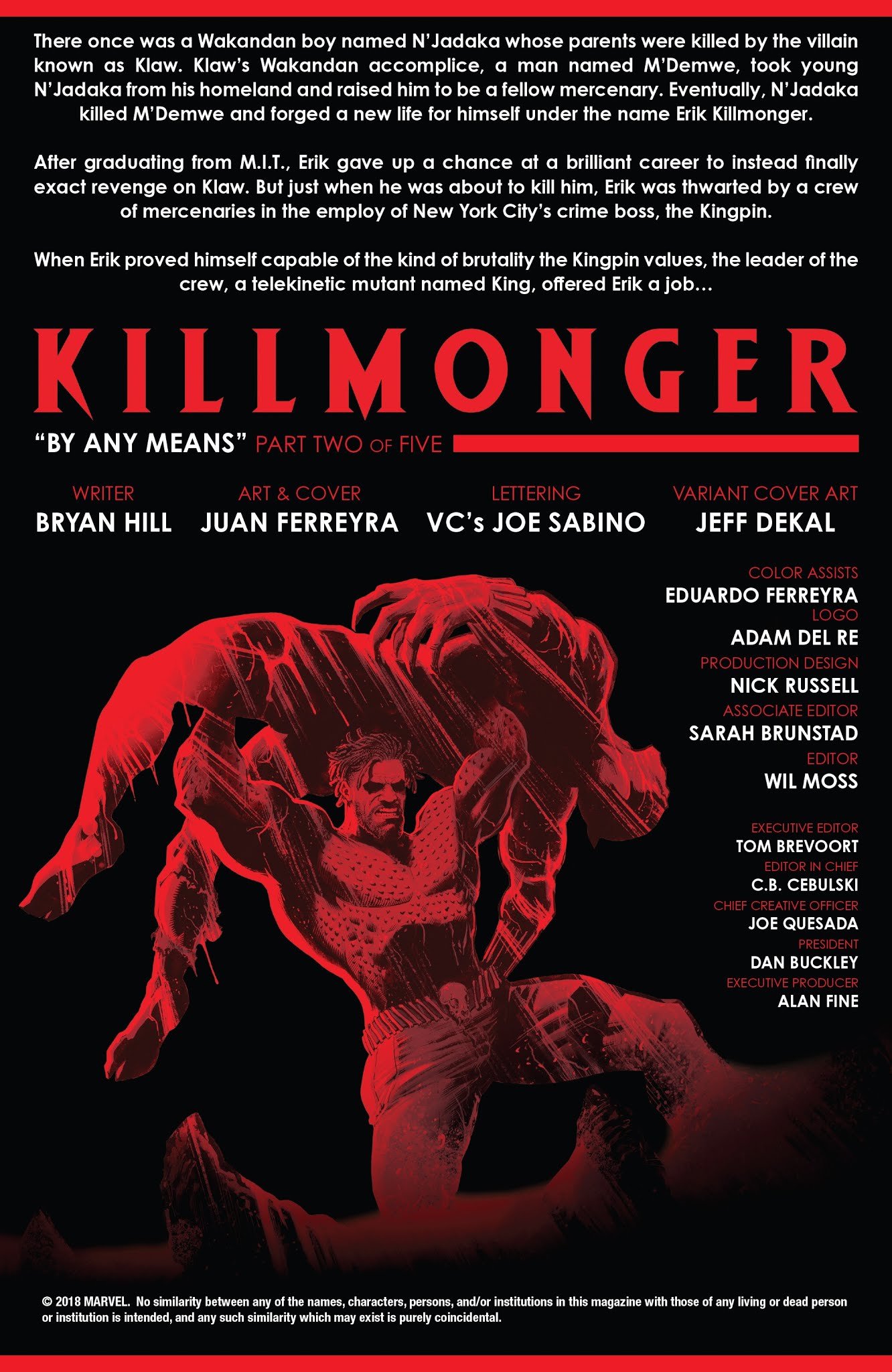 Read online Killmonger comic -  Issue #2 - 3