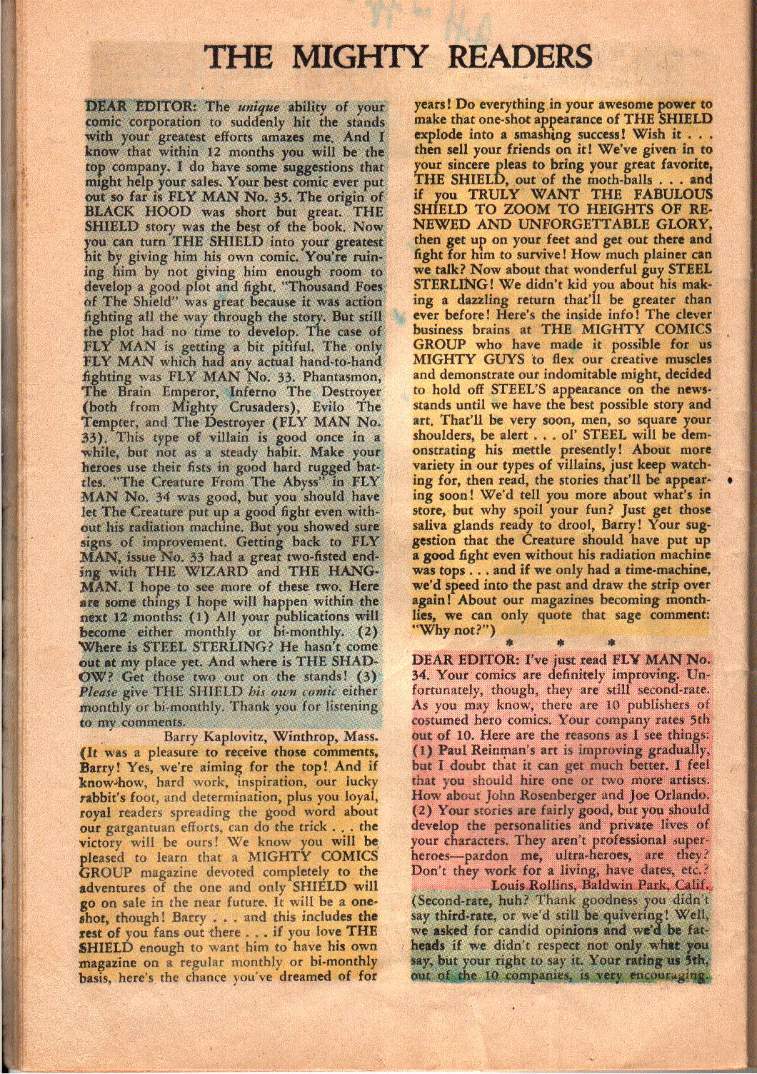 Read online The Mighty Crusaders (1965) comic -  Issue #4 - 28