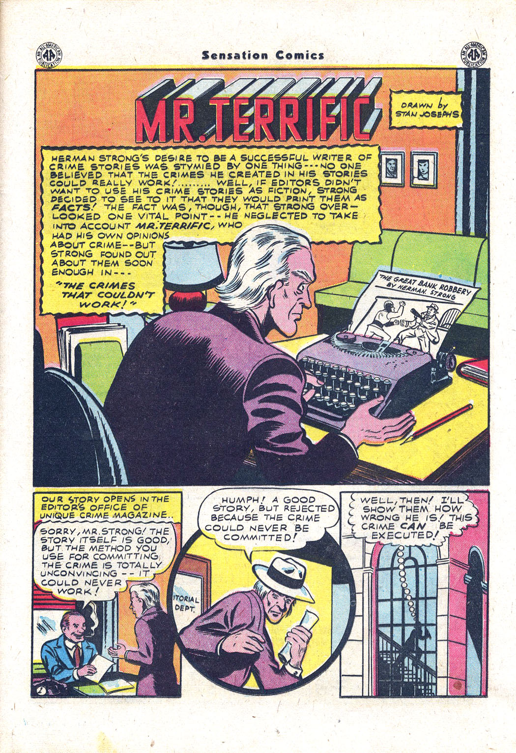 Read online Sensation (Mystery) Comics comic -  Issue #43 - 34
