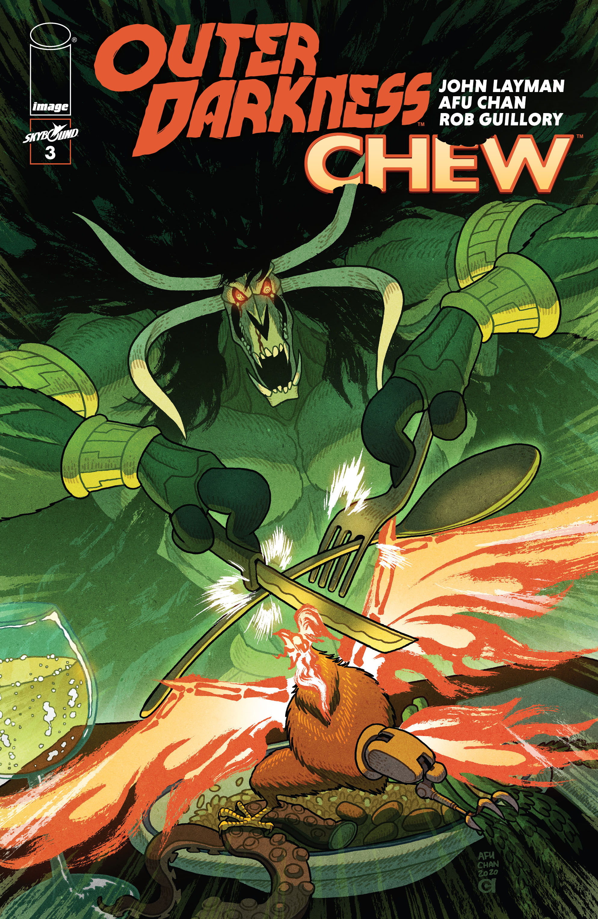 Read online Outer Darkness/Chew comic -  Issue #3 - 1
