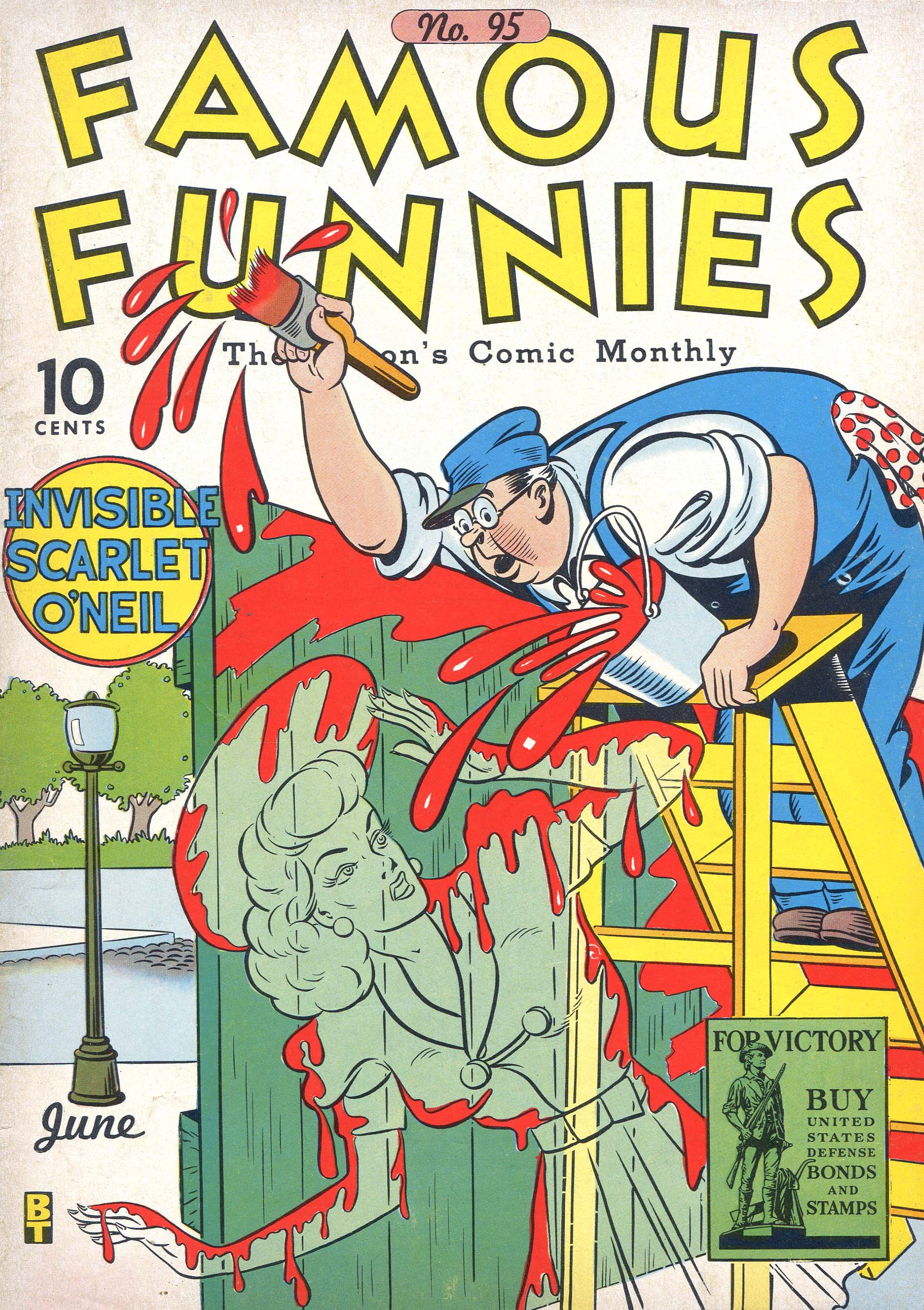 Read online Famous Funnies comic -  Issue #95 - 1