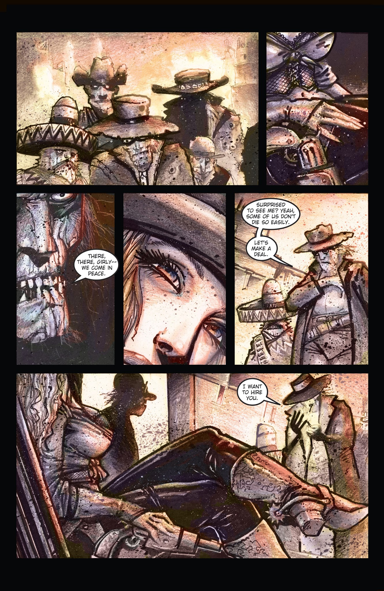 Read online Fistful of Blood comic -  Issue #1 - 17