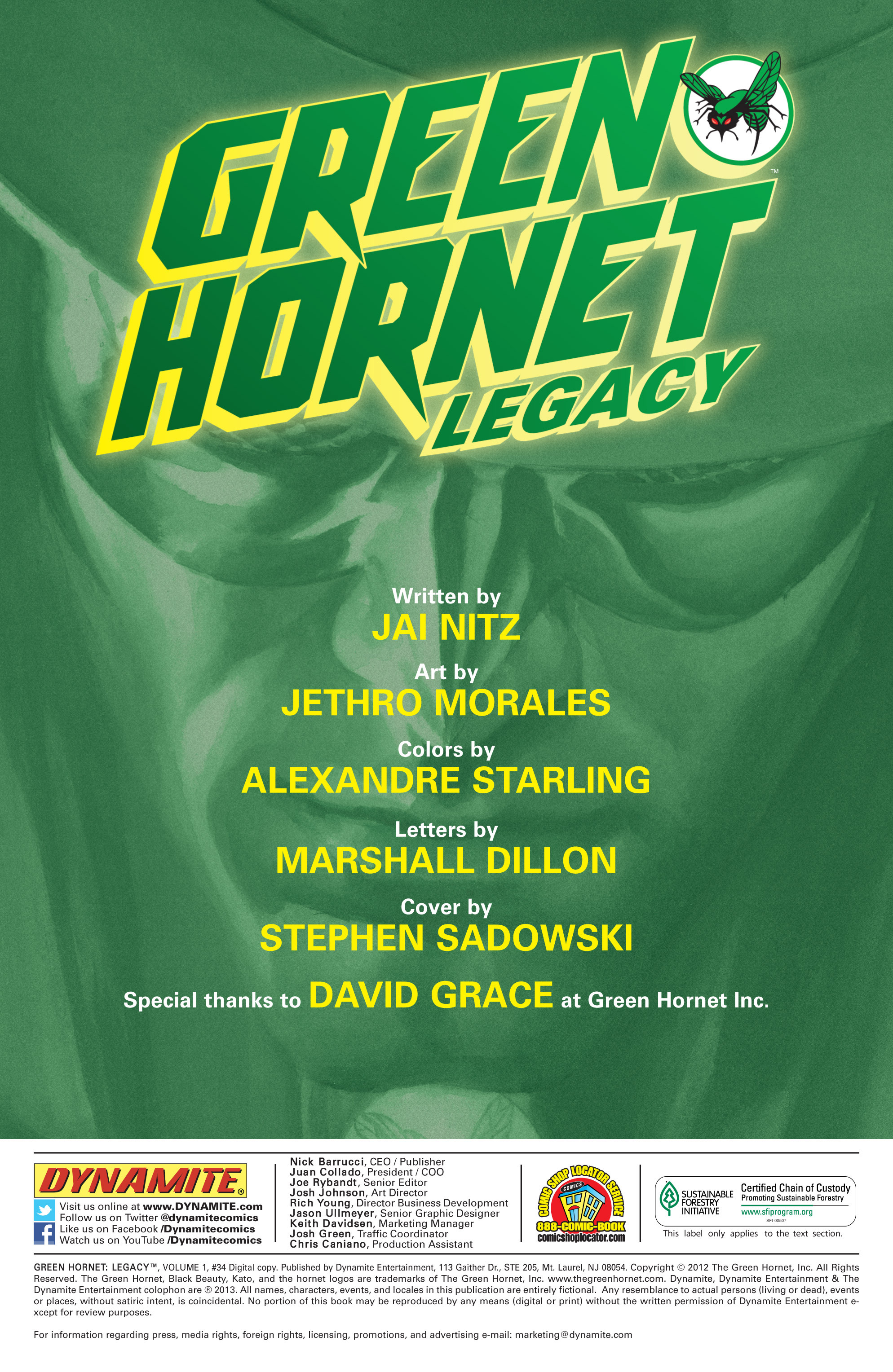 Read online Green Hornet: Legacy comic -  Issue #34 - 2