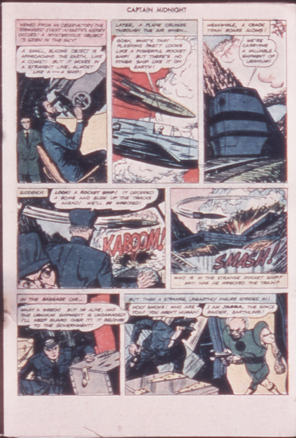 Read online Captain Midnight (1942) comic -  Issue #52 - 17