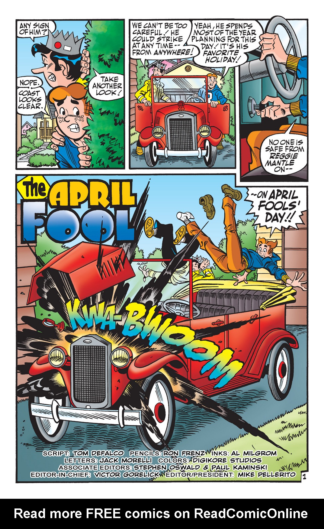 Read online Reggie: King of April Fools 2 comic -  Issue # TPB - 11