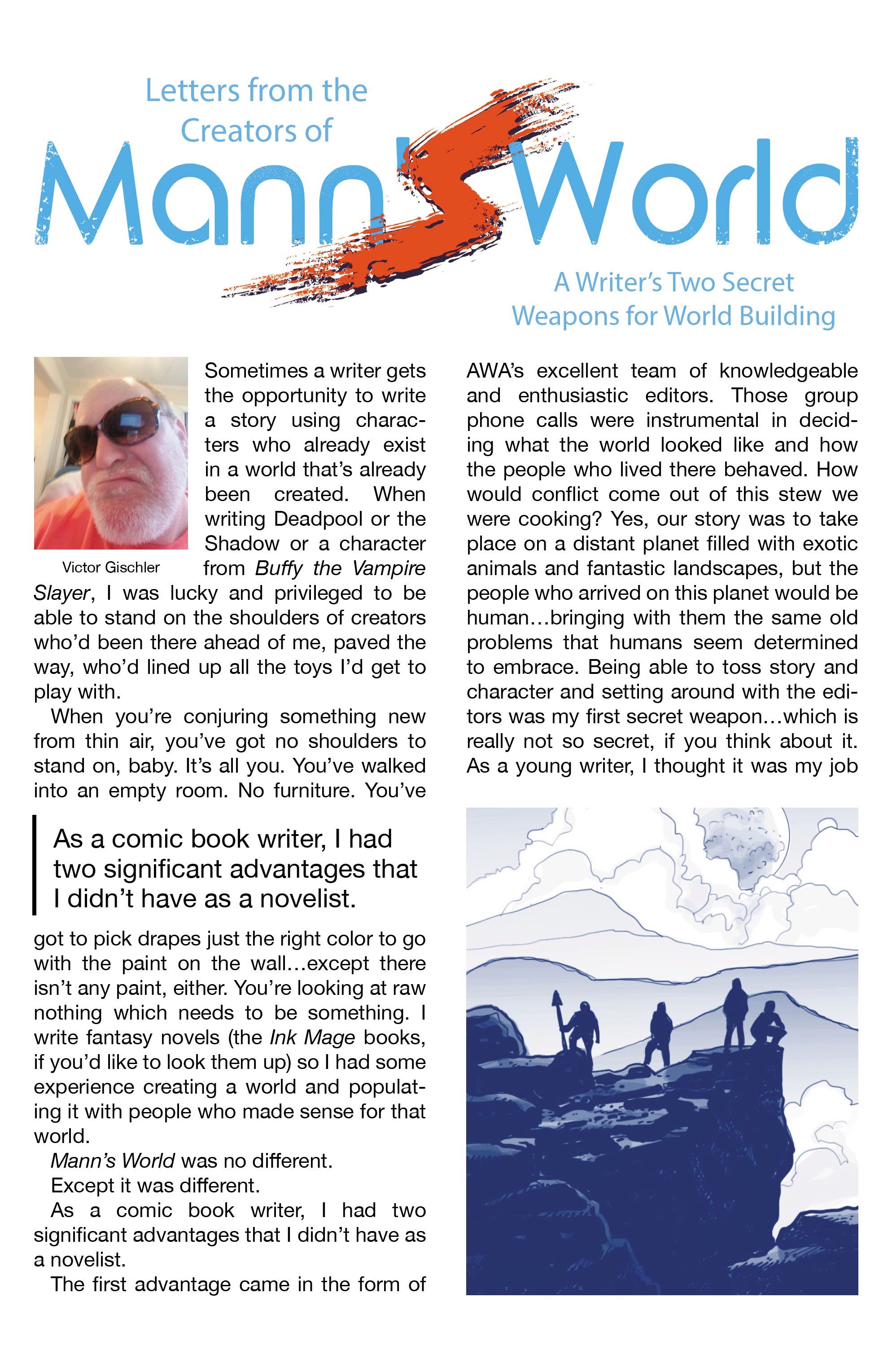 Read online Mann's World comic -  Issue #1 - 23