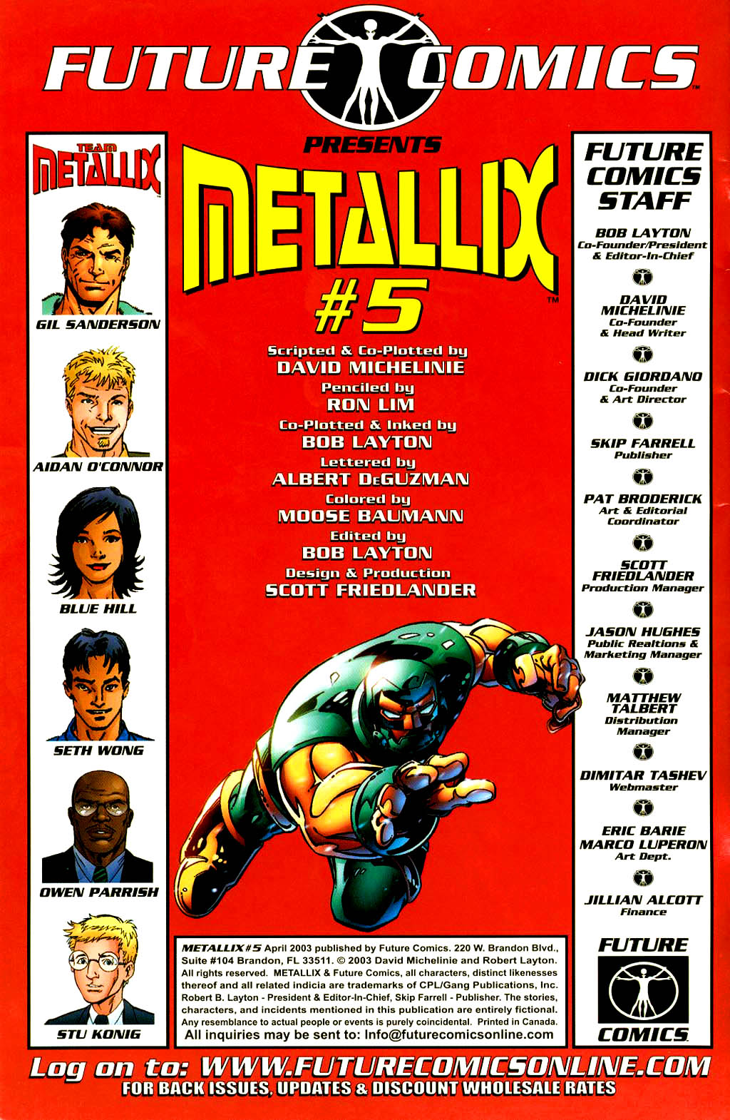 Read online Metallix comic -  Issue #5 - 2