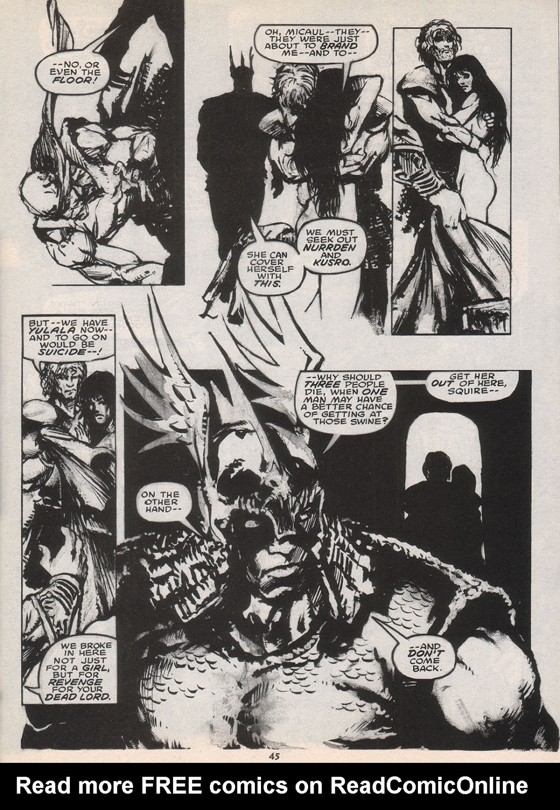The Savage Sword Of Conan issue 222 - Page 46