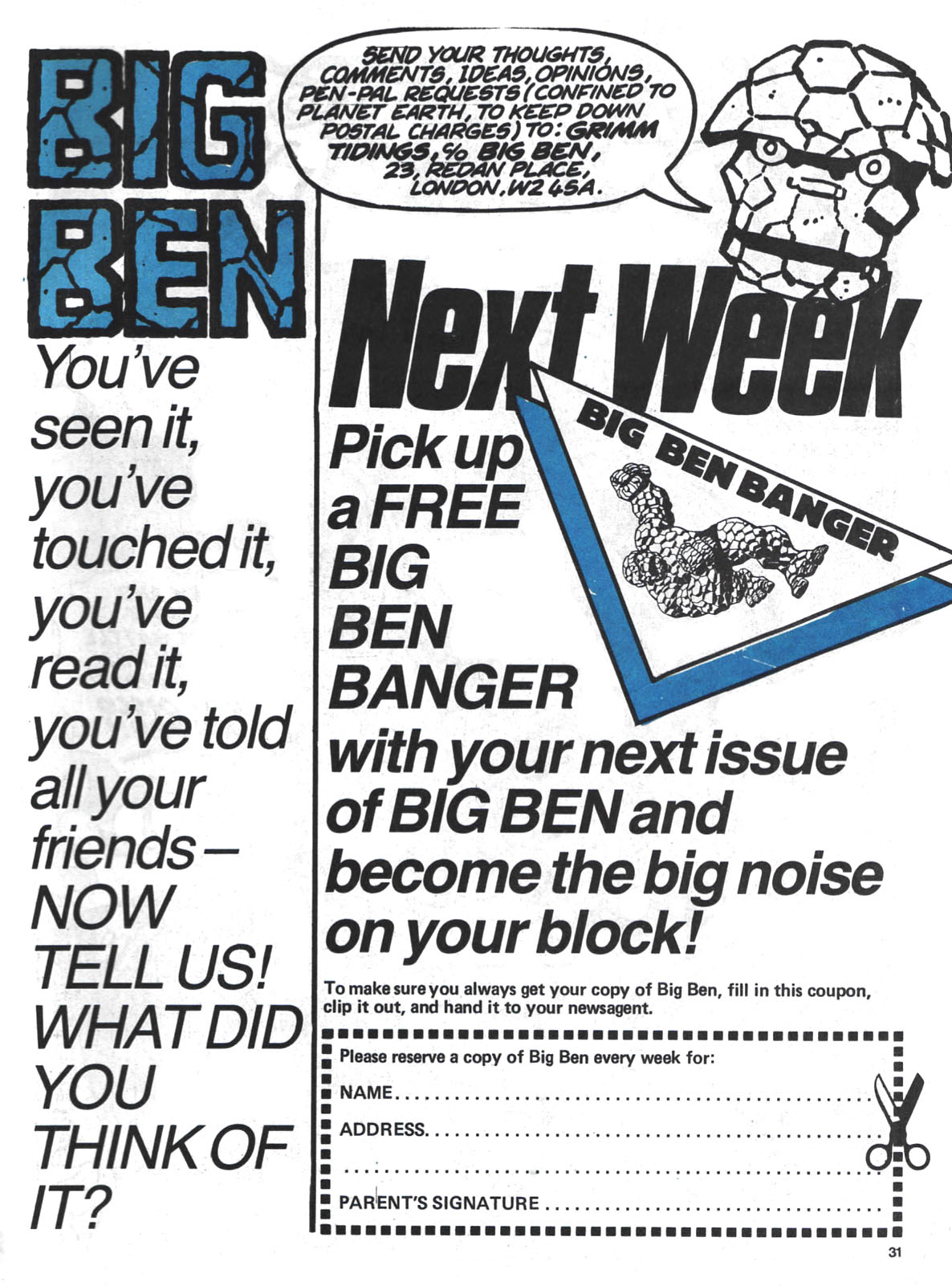 Read online The Thing Is Big Ben comic -  Issue #1 - 30