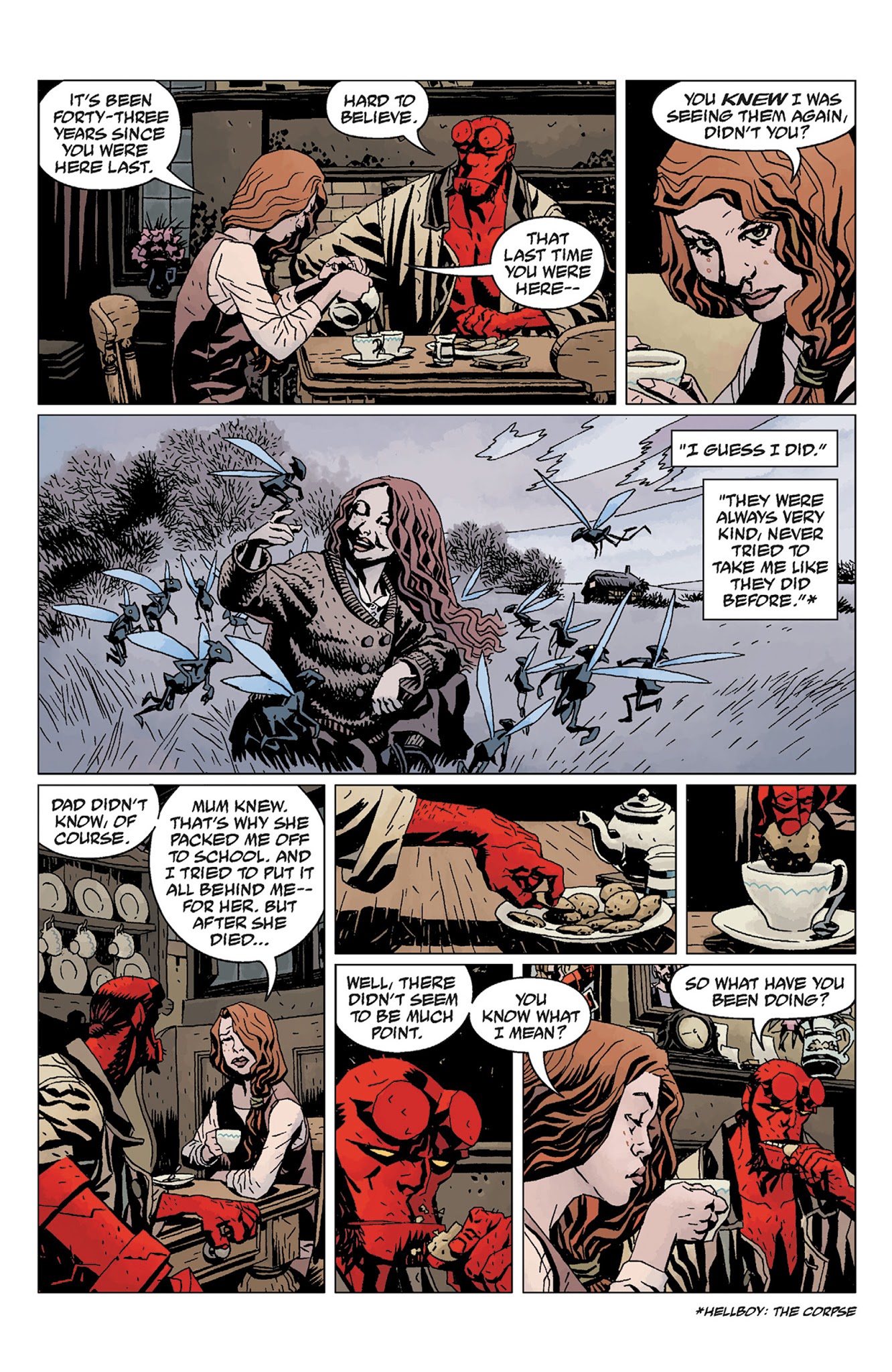 Read online Hellboy: The Wild Hunt comic -  Issue # TPB - 57