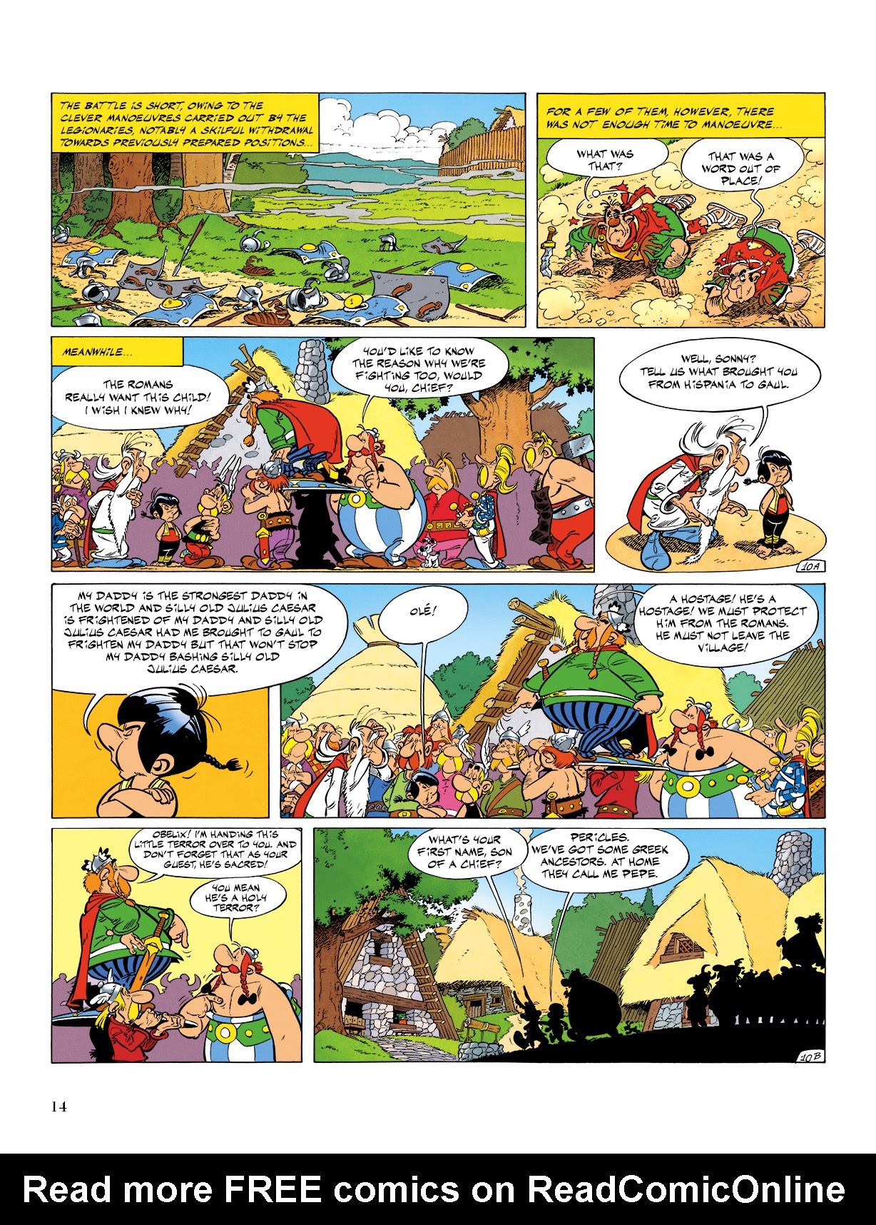 Read online Asterix comic -  Issue #14 - 15