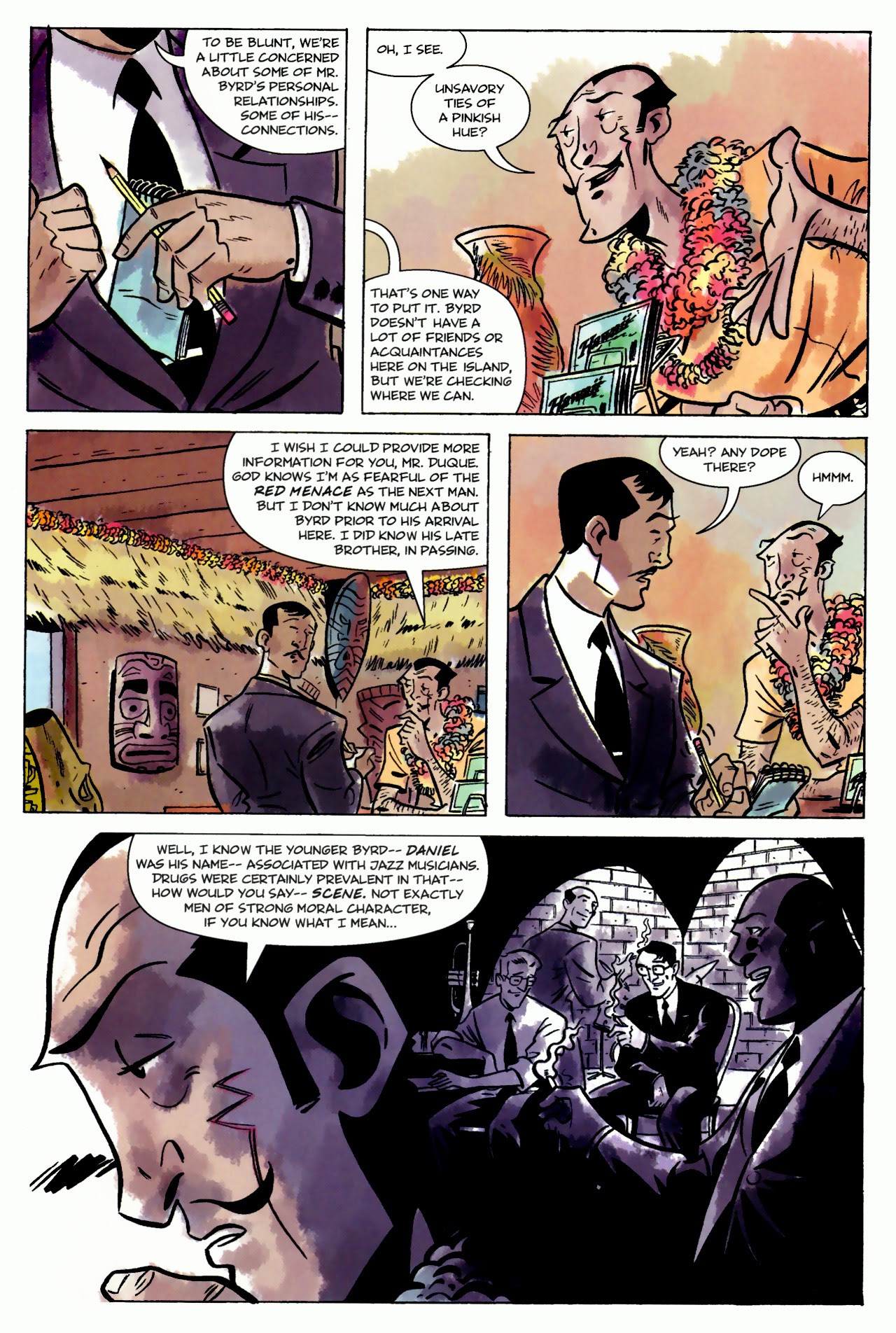 Read online Hawaiian Dick: Screaming Black Thunder comic -  Issue #4 - 9