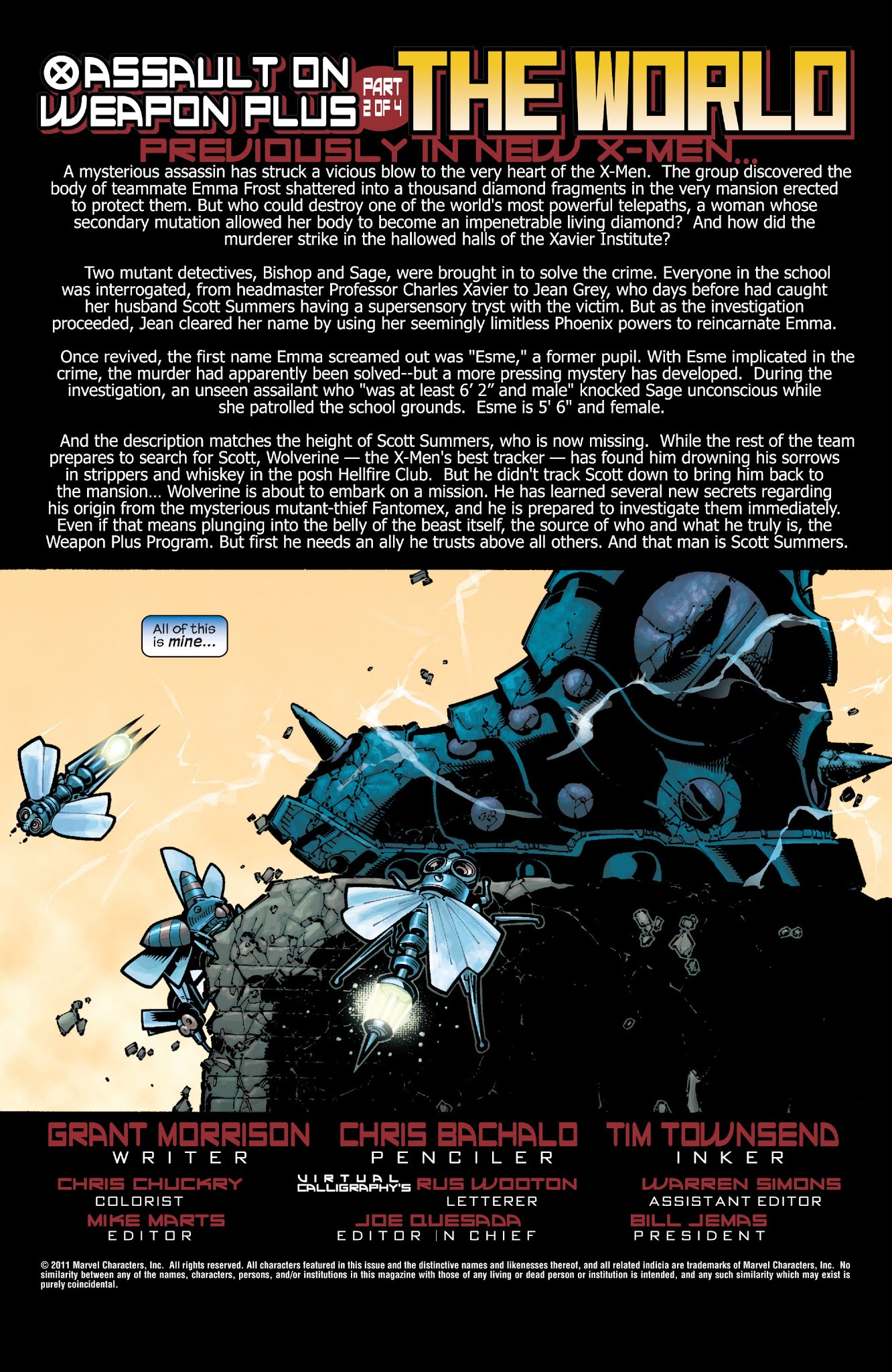 Read online New X-Men (2001) comic -  Issue # _TPB 5 - 98