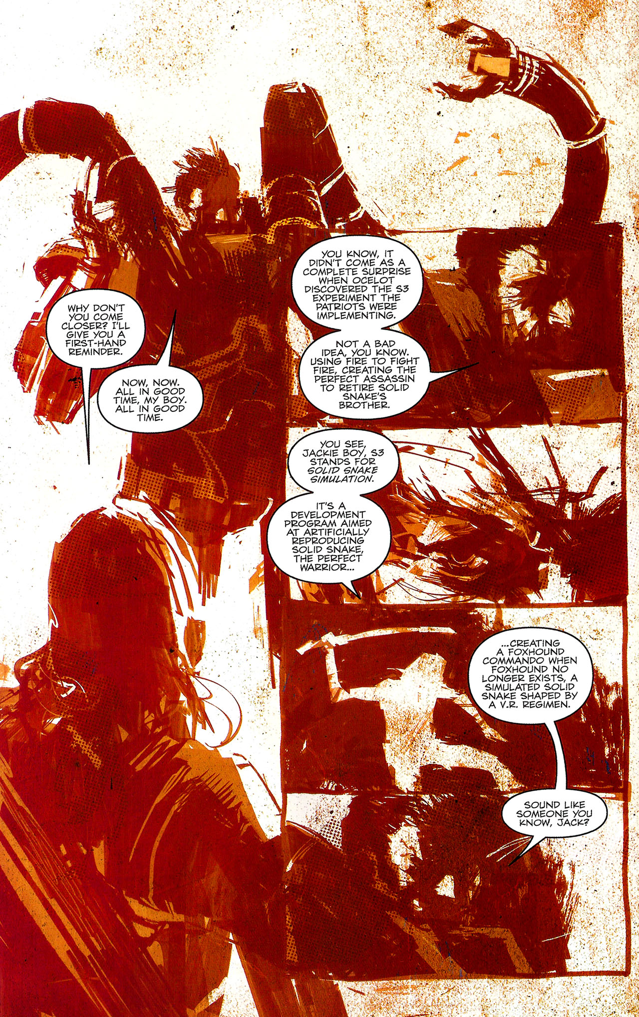 Read online Metal Gear Solid: Sons of Liberty comic -  Issue #10 - 20