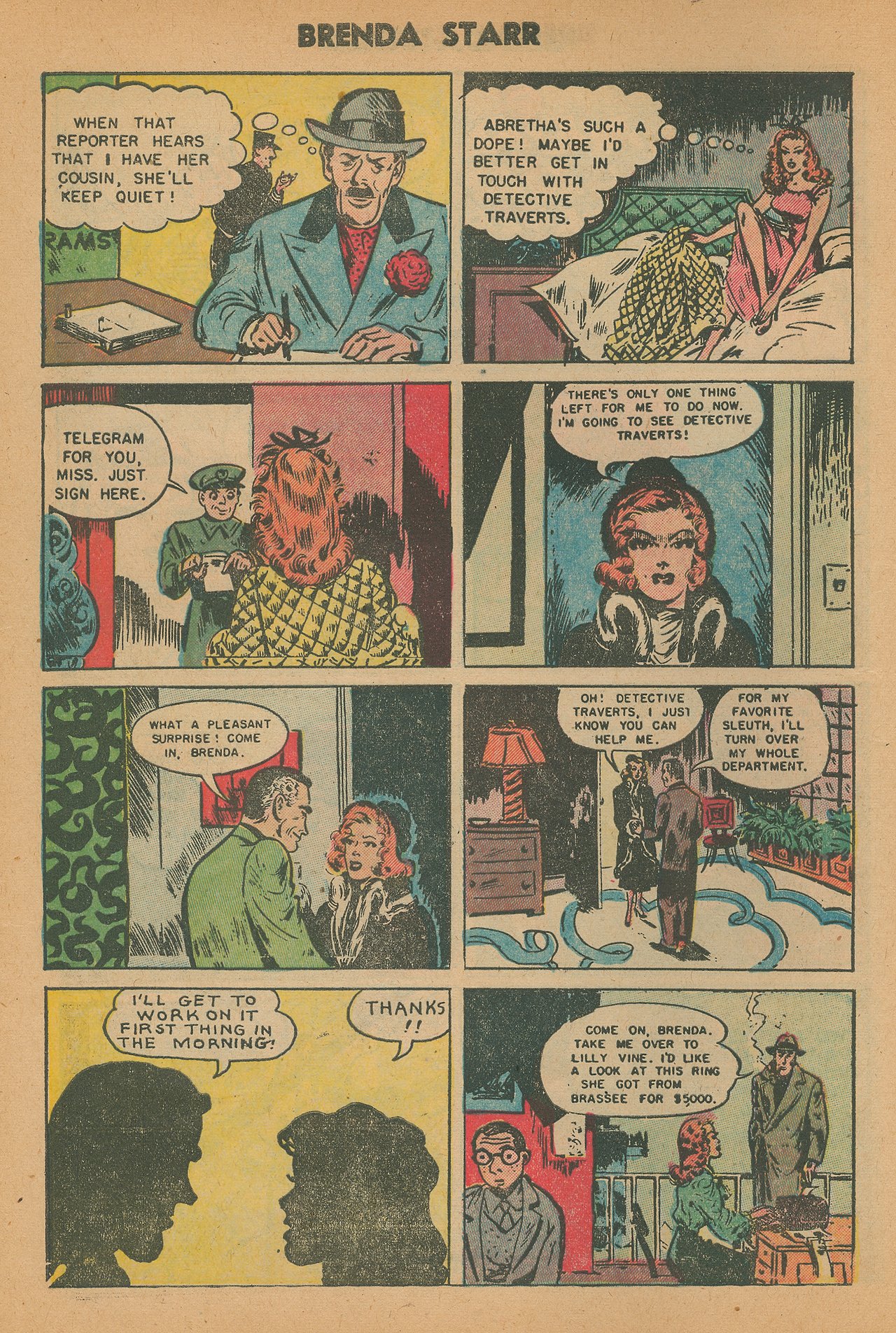 Read online Brenda Starr (1948) comic -  Issue #15 - 10
