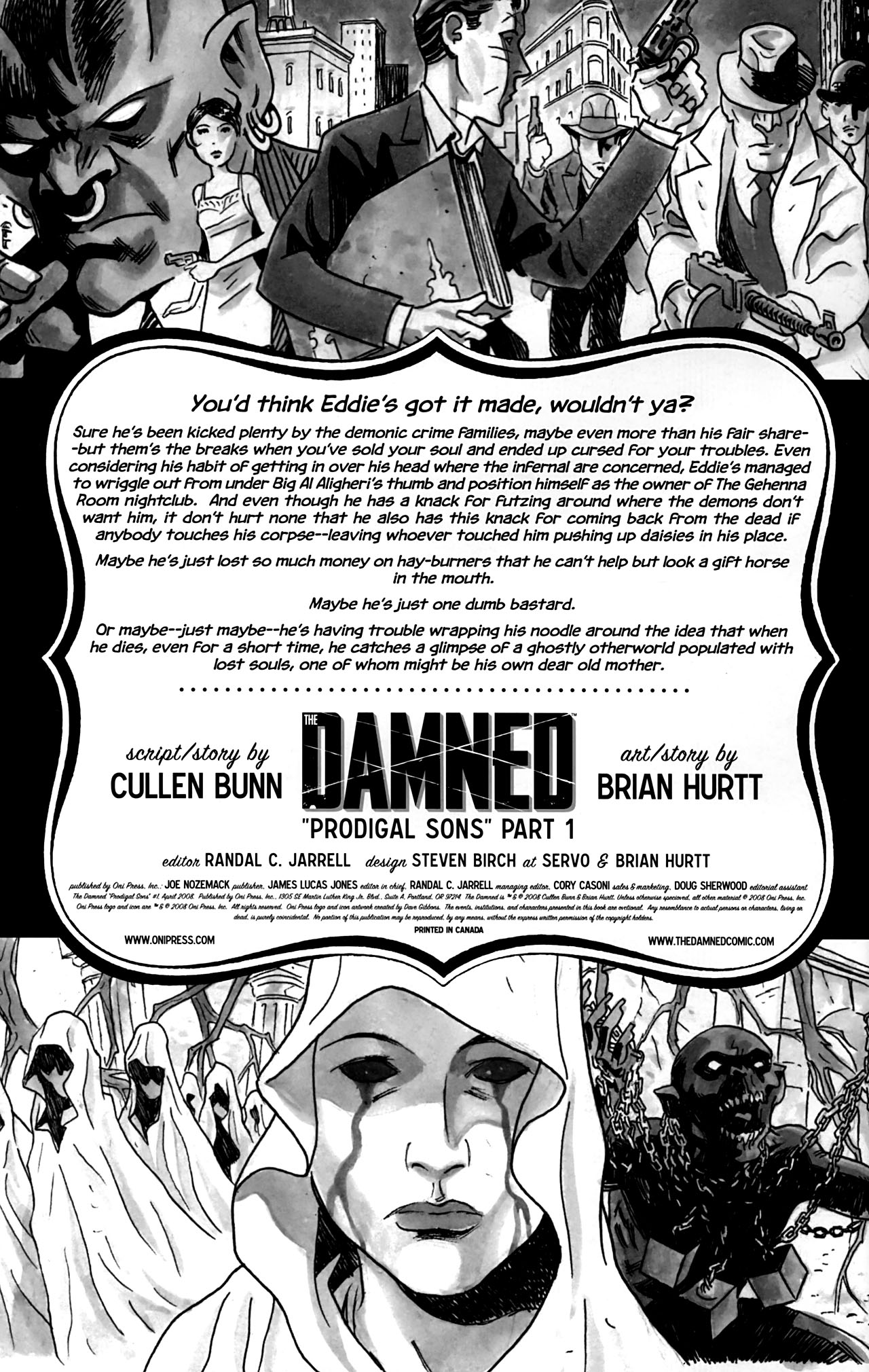 Read online The Damned: Prodigal Sons comic -  Issue #1 - 2
