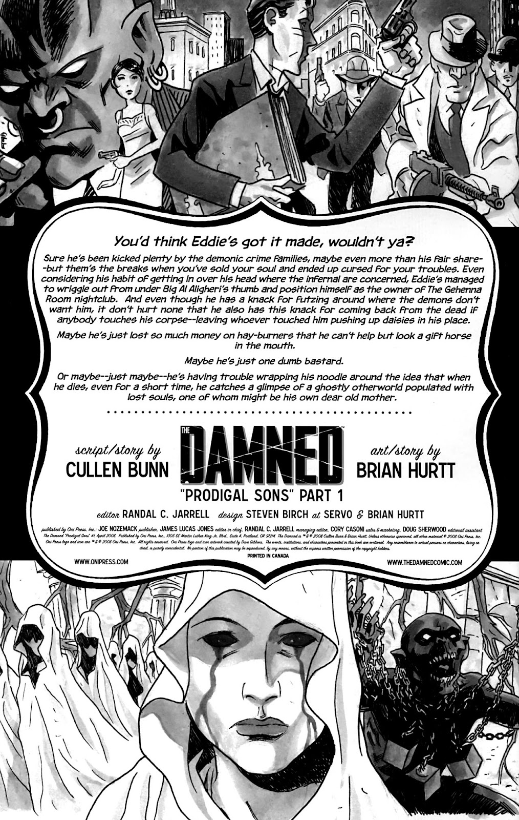 The Damned: Prodigal Sons issue 1 - Page 2
