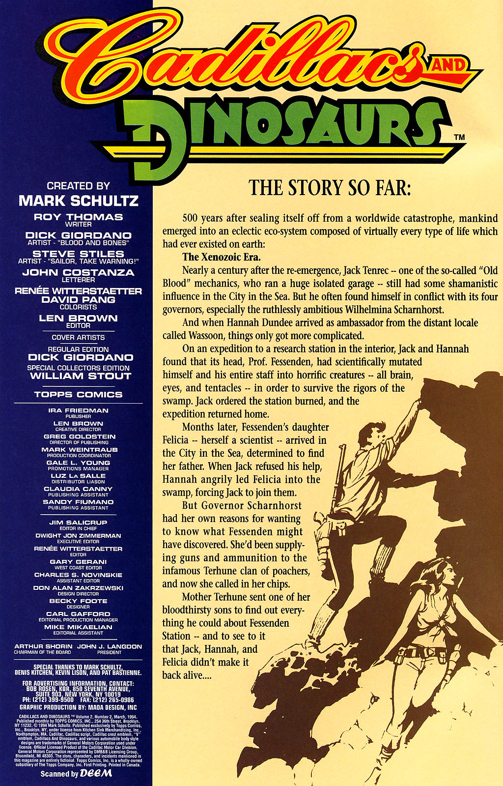 Read online Cadillacs and Dinosaurs comic -  Issue #2 - 2