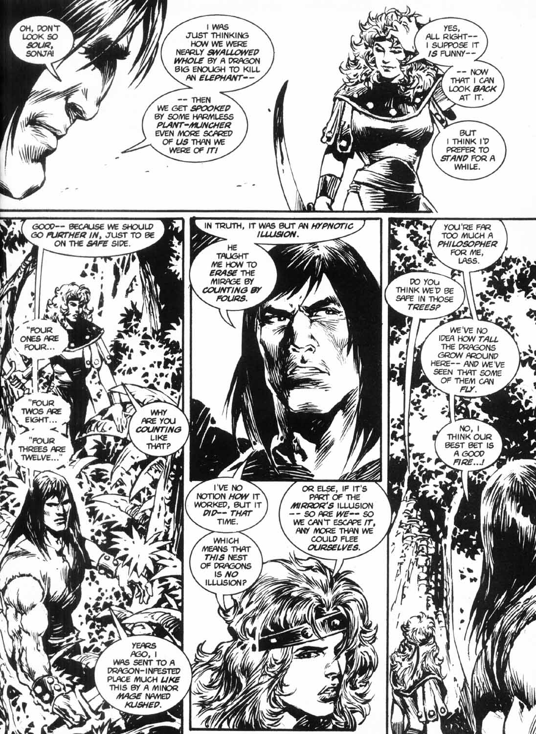 Read online The Savage Sword Of Conan comic -  Issue #224 - 52