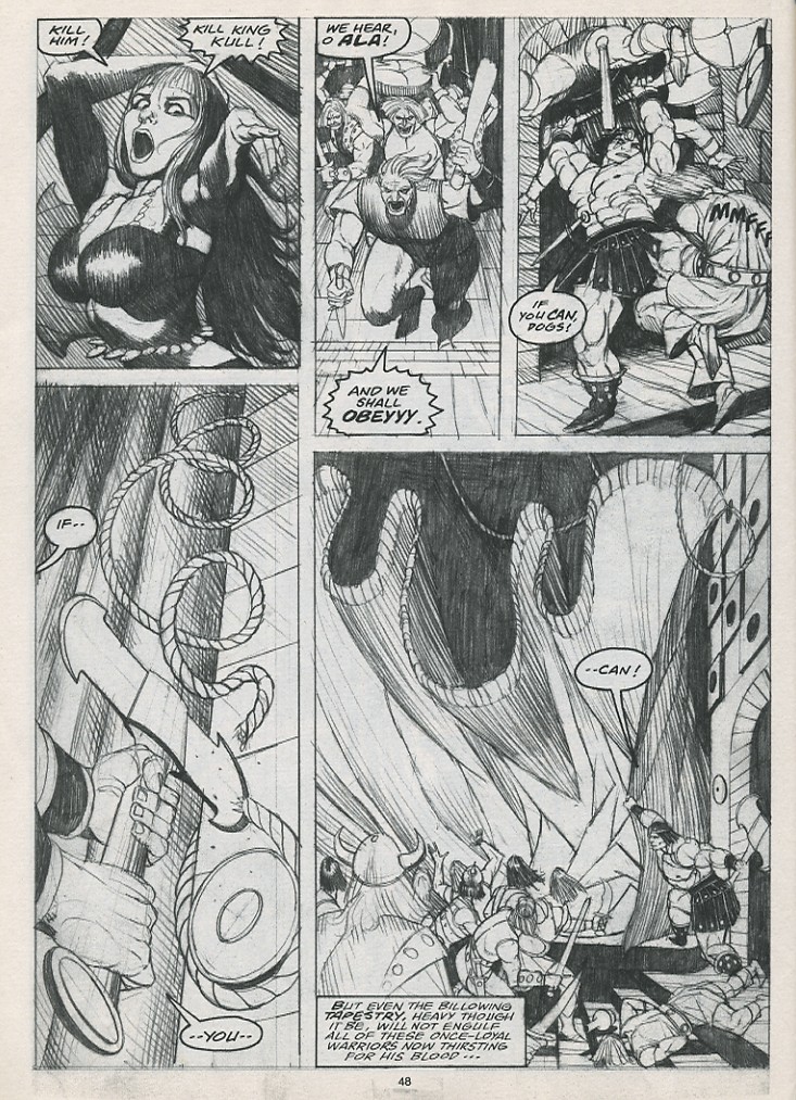 Read online The Savage Sword Of Conan comic -  Issue #215 - 50