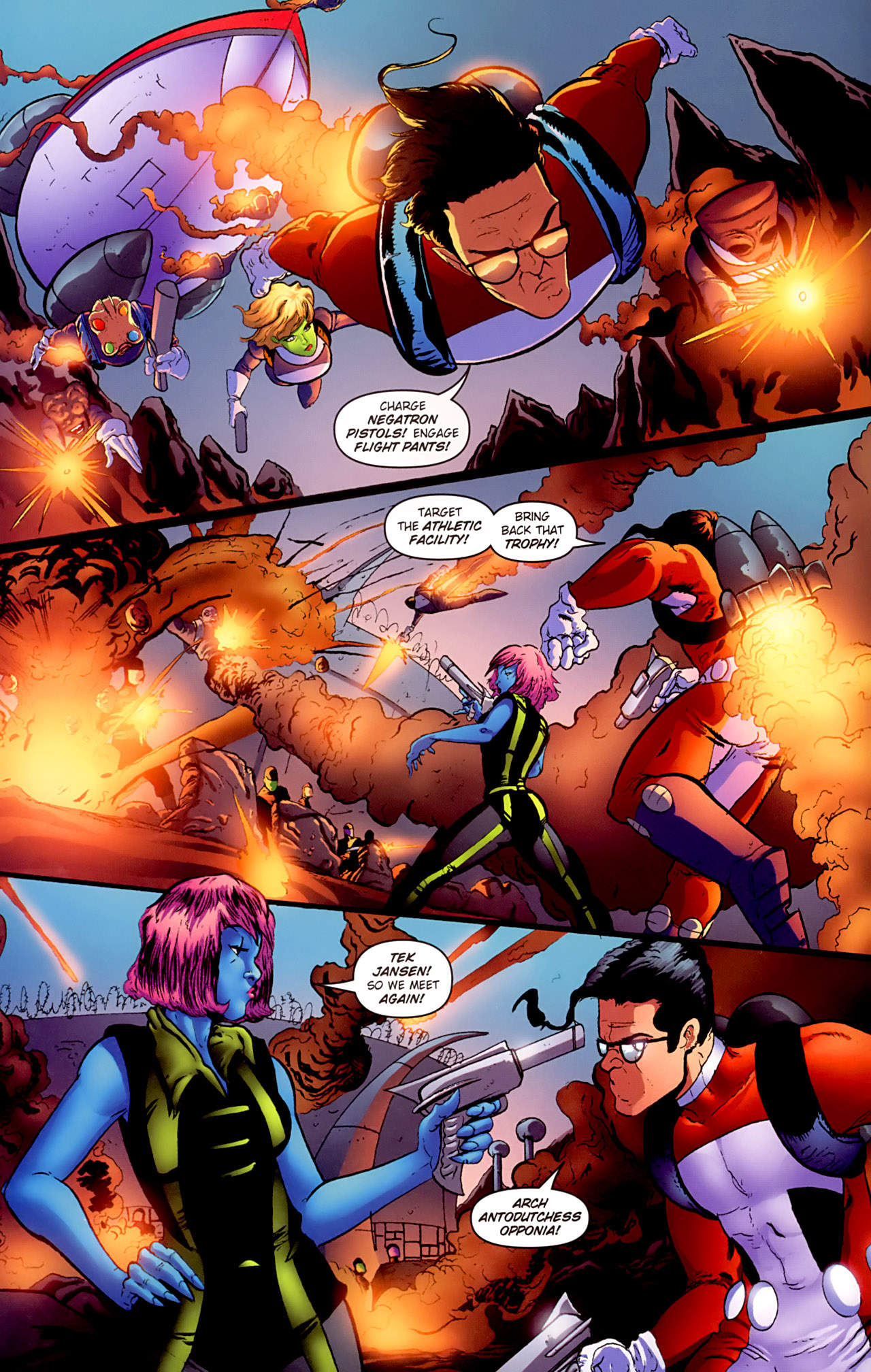 Read online Stephen Colbert's Tek Jansen comic -  Issue #2 - 15