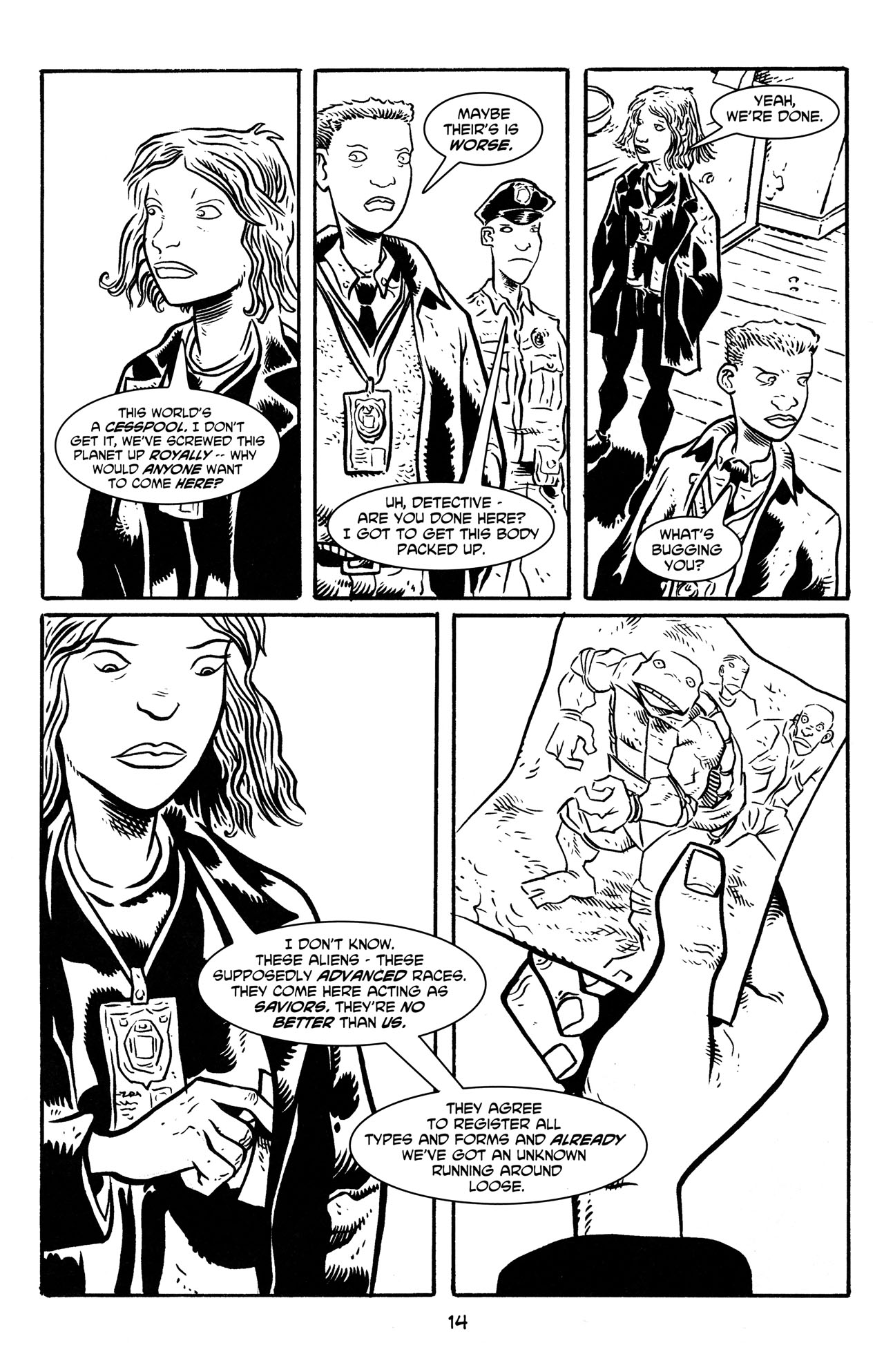 Read online Michelangelo The Third Kind comic -  Issue #2 - 16