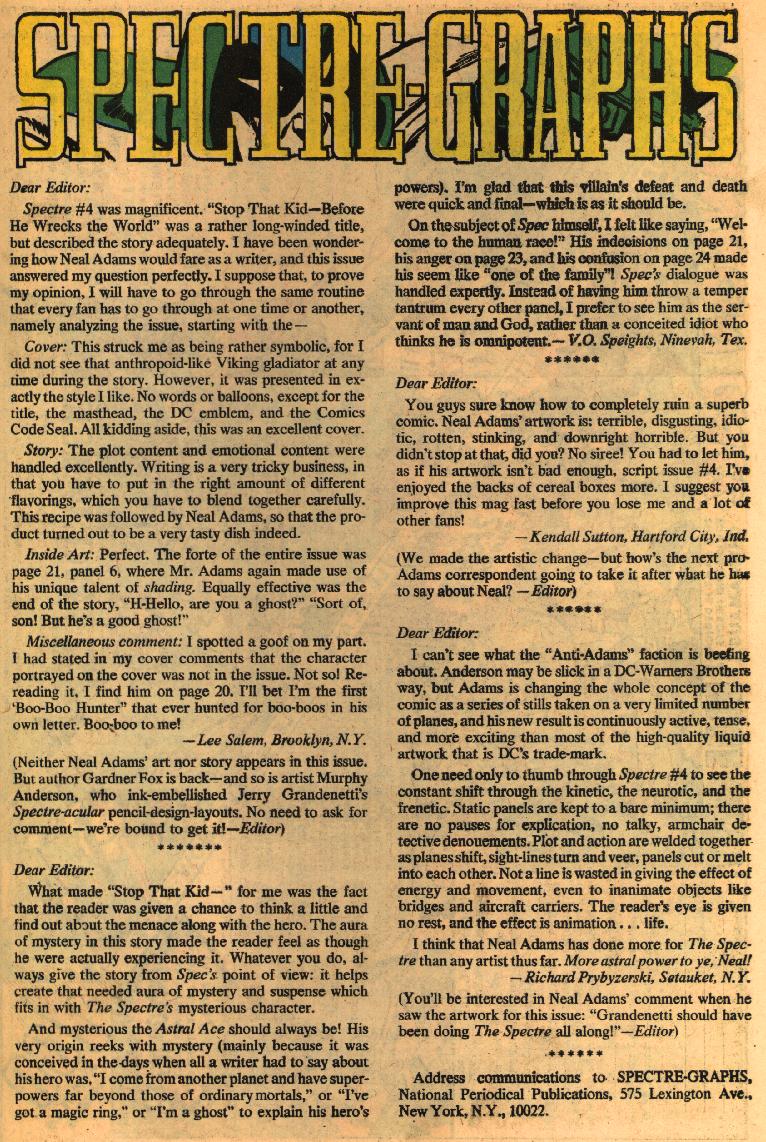 Read online The Spectre (1967) comic -  Issue #6 - 31