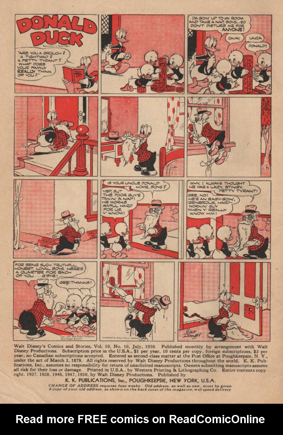 Walt Disney's Comics and Stories issue 118 - Page 2