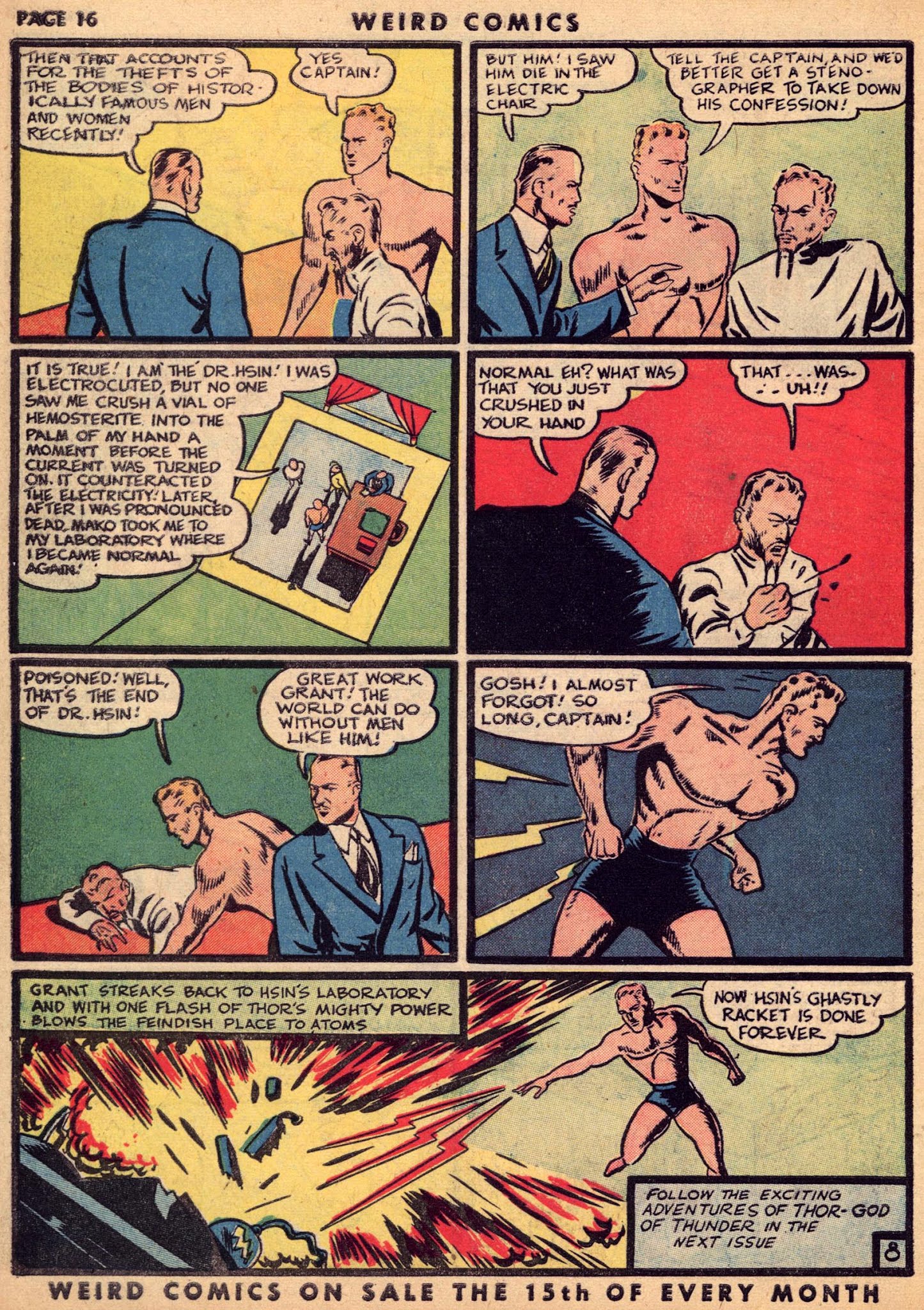 Read online Weird Comics comic -  Issue #5 - 18