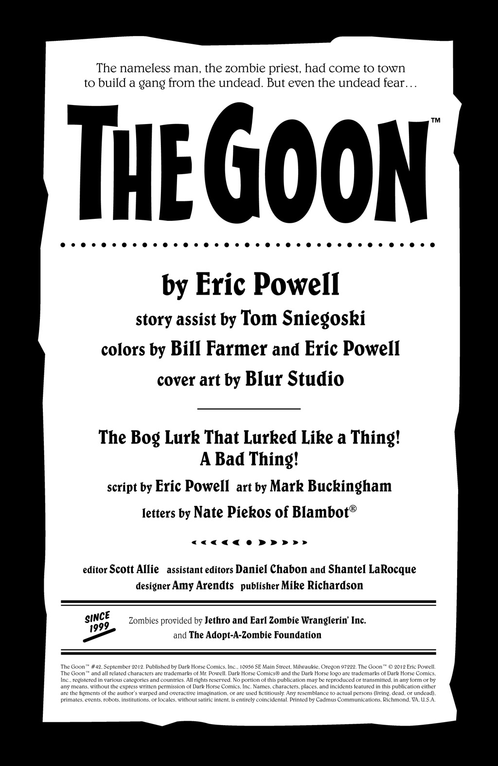 Read online The Goon (2003) comic -  Issue #42 - 2