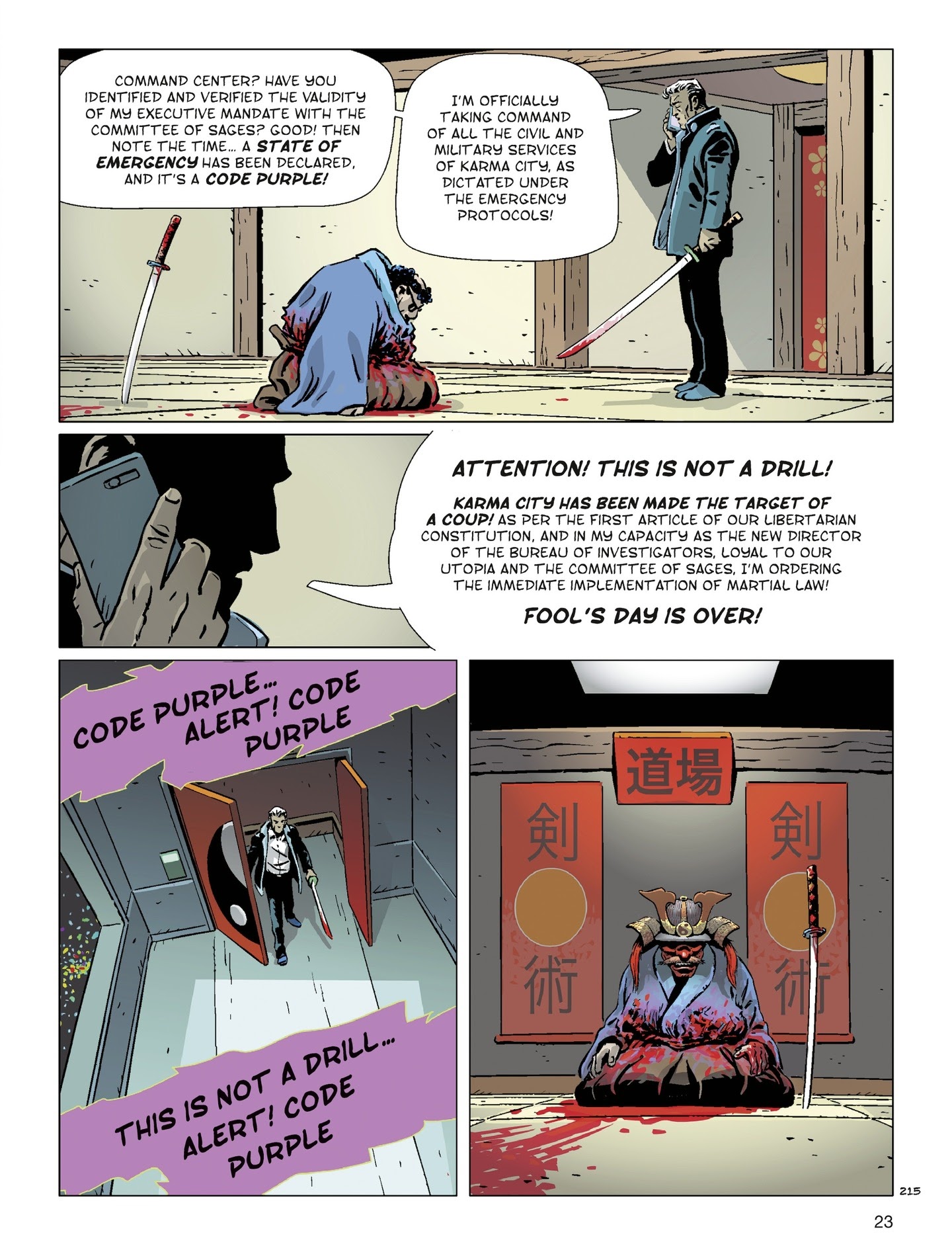 Read online Karma City comic -  Issue #9 - 24