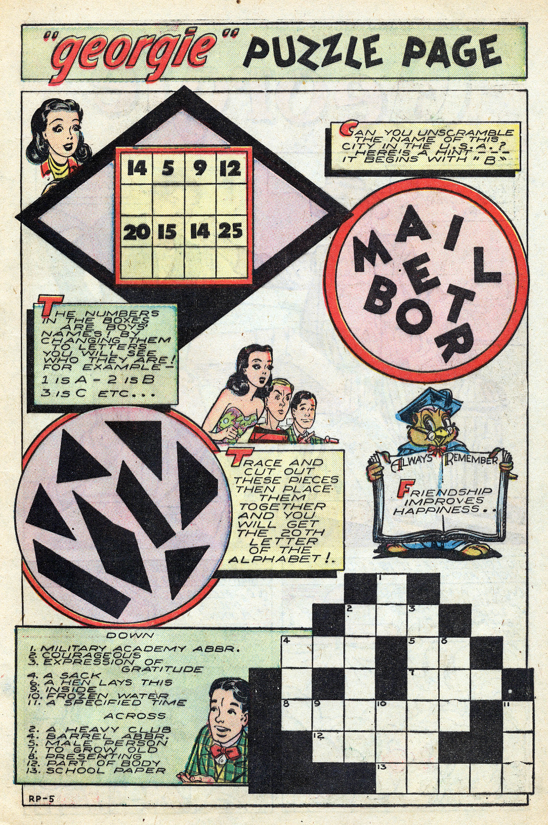 Read online Georgie Comics (1945) comic -  Issue #7 - 13
