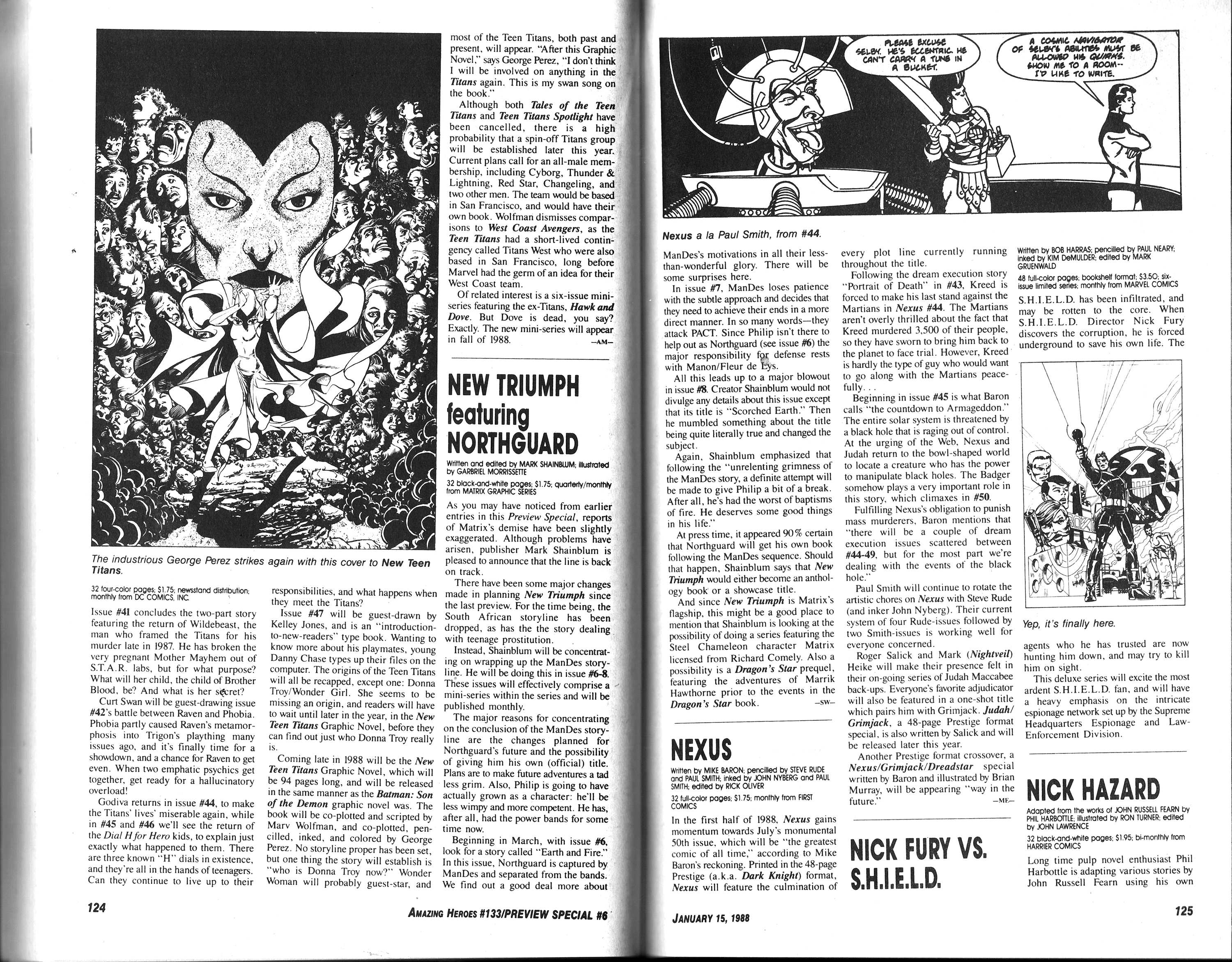 Read online Amazing Heroes comic -  Issue #133 - 64