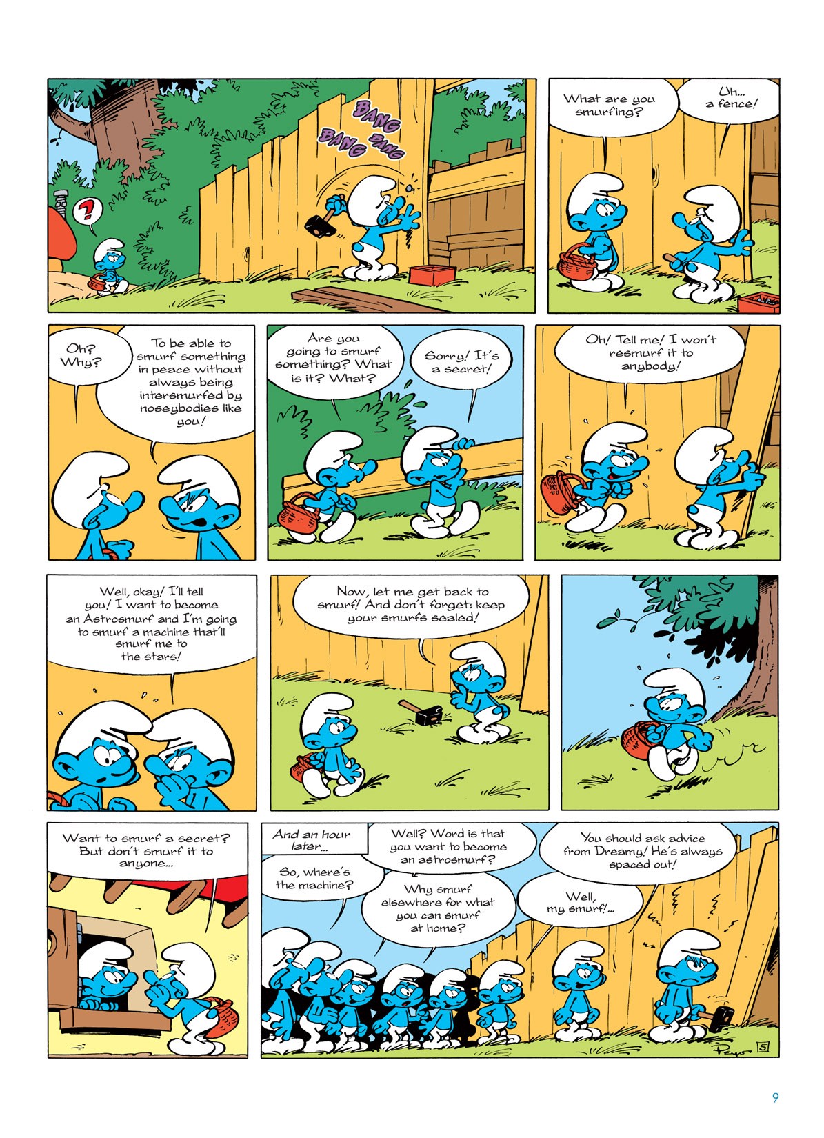 Read online The Smurfs comic -  Issue #7 - 9
