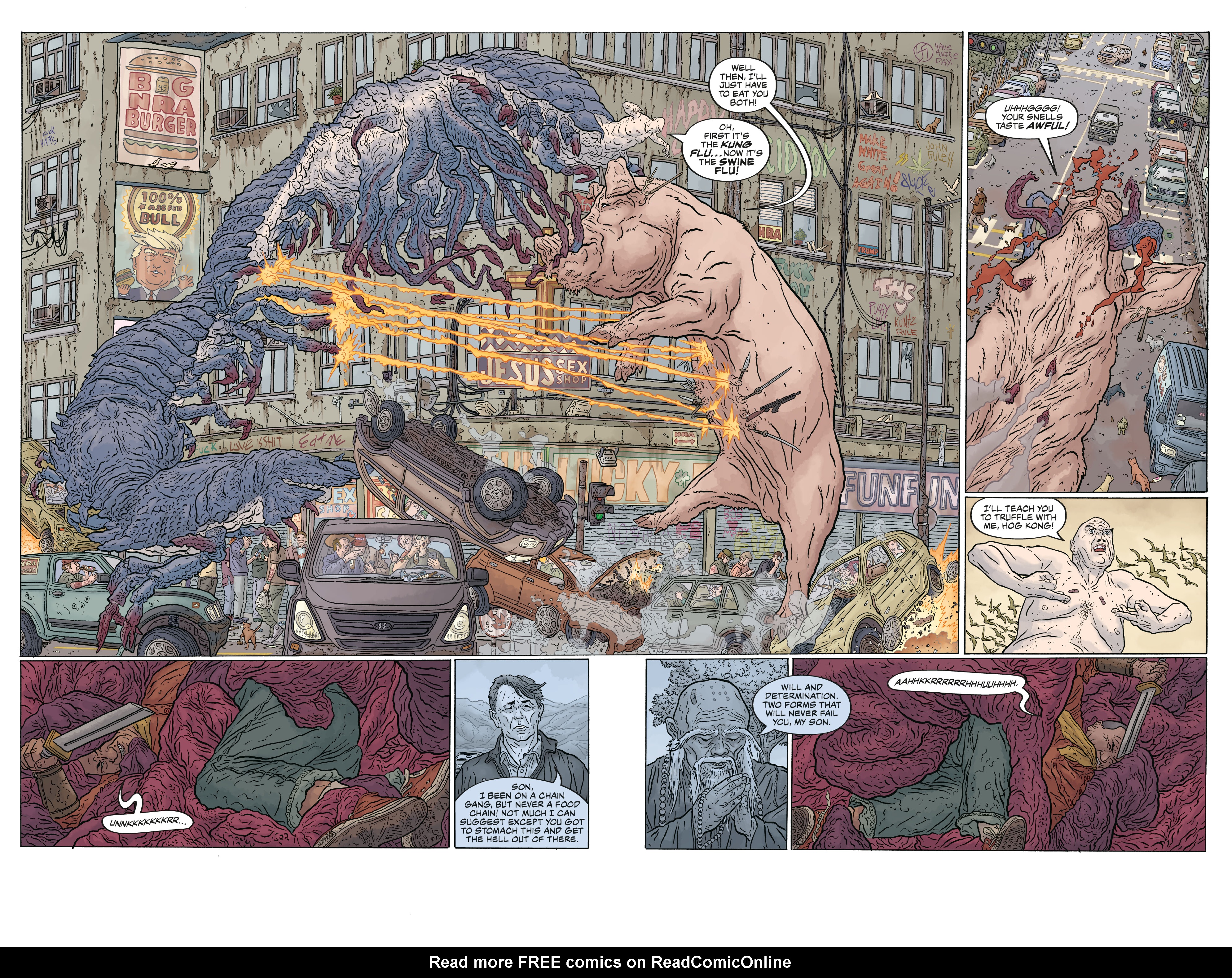 Read online Shaolin Cowboy: Cruel to Be Kin comic -  Issue #7 - 5