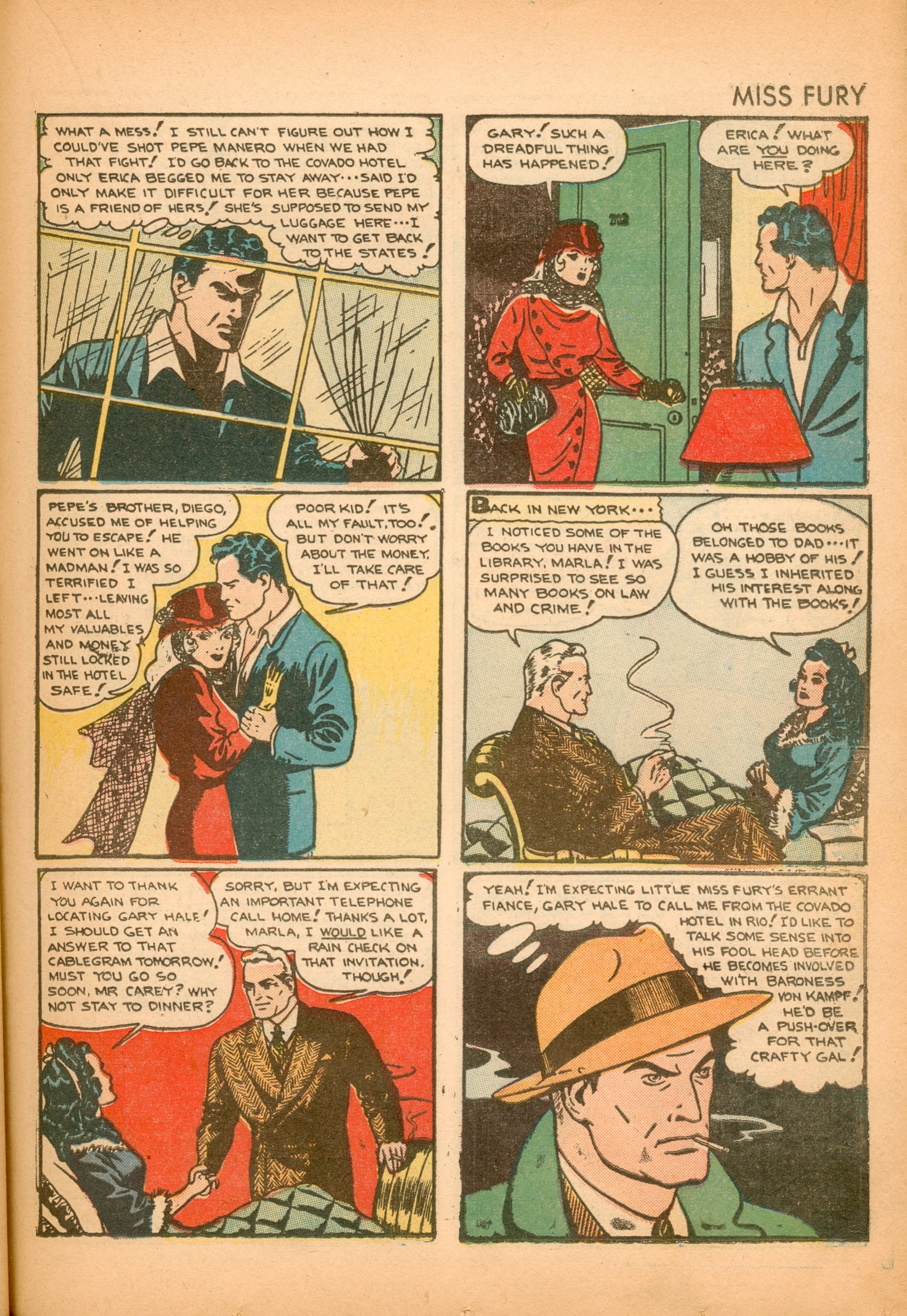 Read online Miss Fury (1942) comic -  Issue #2 - 36