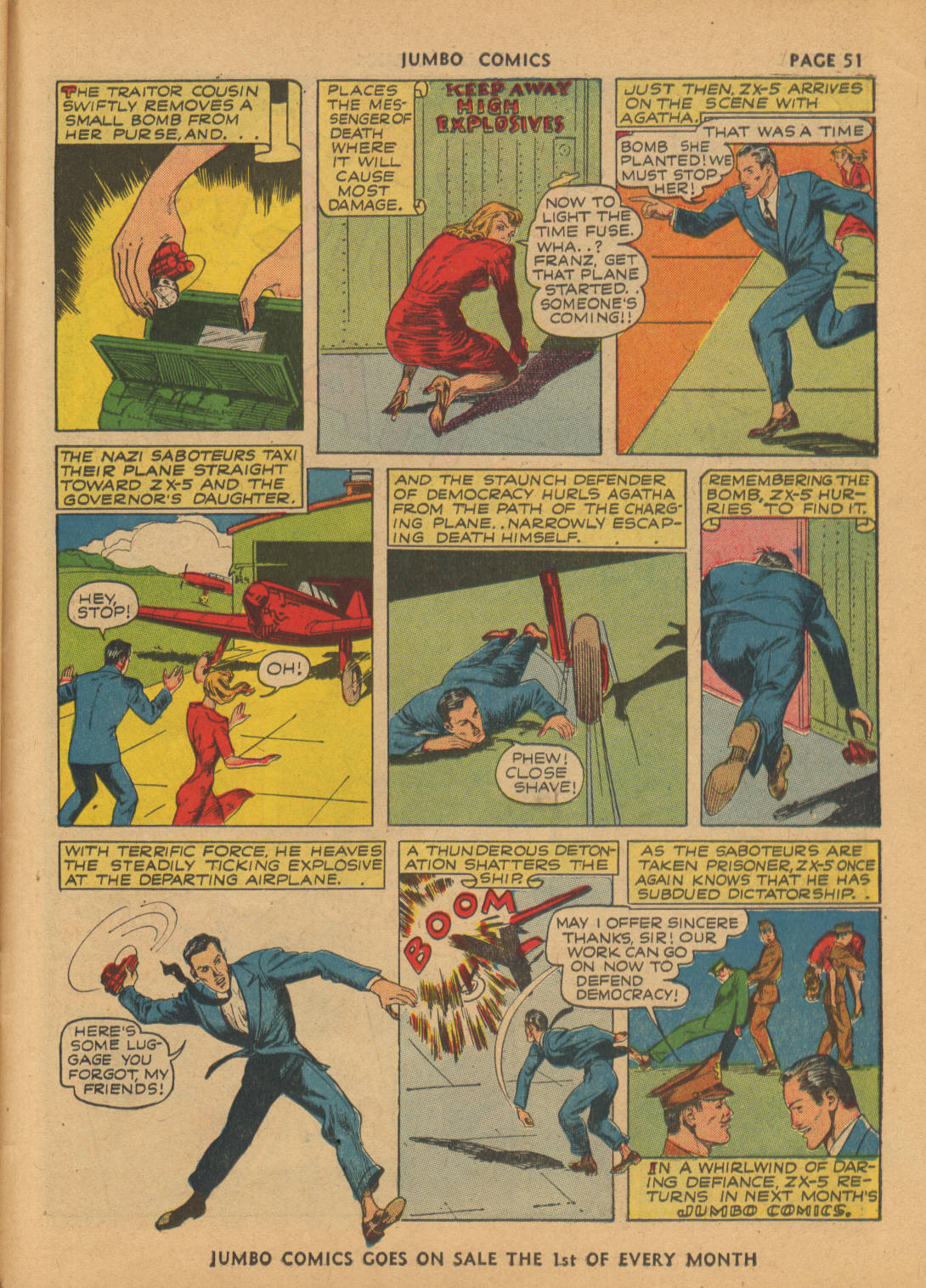 Read online Jumbo Comics comic -  Issue #36 - 53
