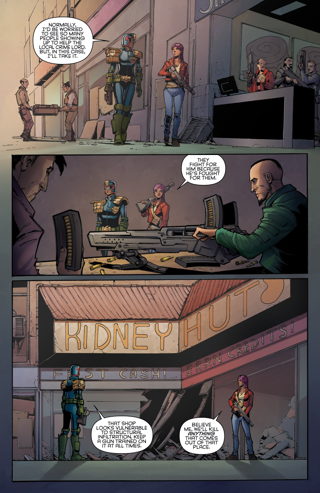 Read online Judge Dredd: Under Siege comic -  Issue #2 - 12