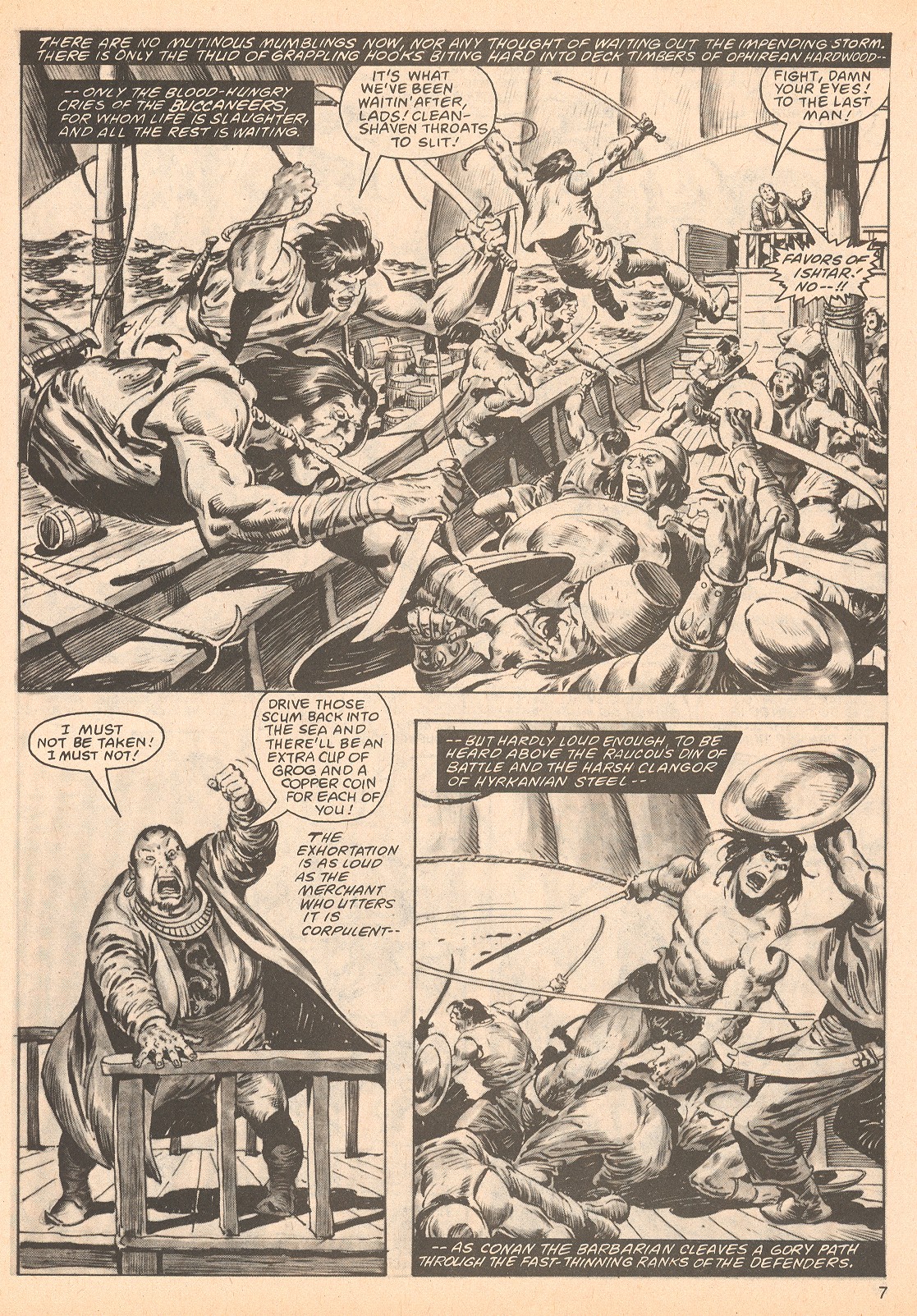 Read online The Savage Sword Of Conan comic -  Issue #62 - 7